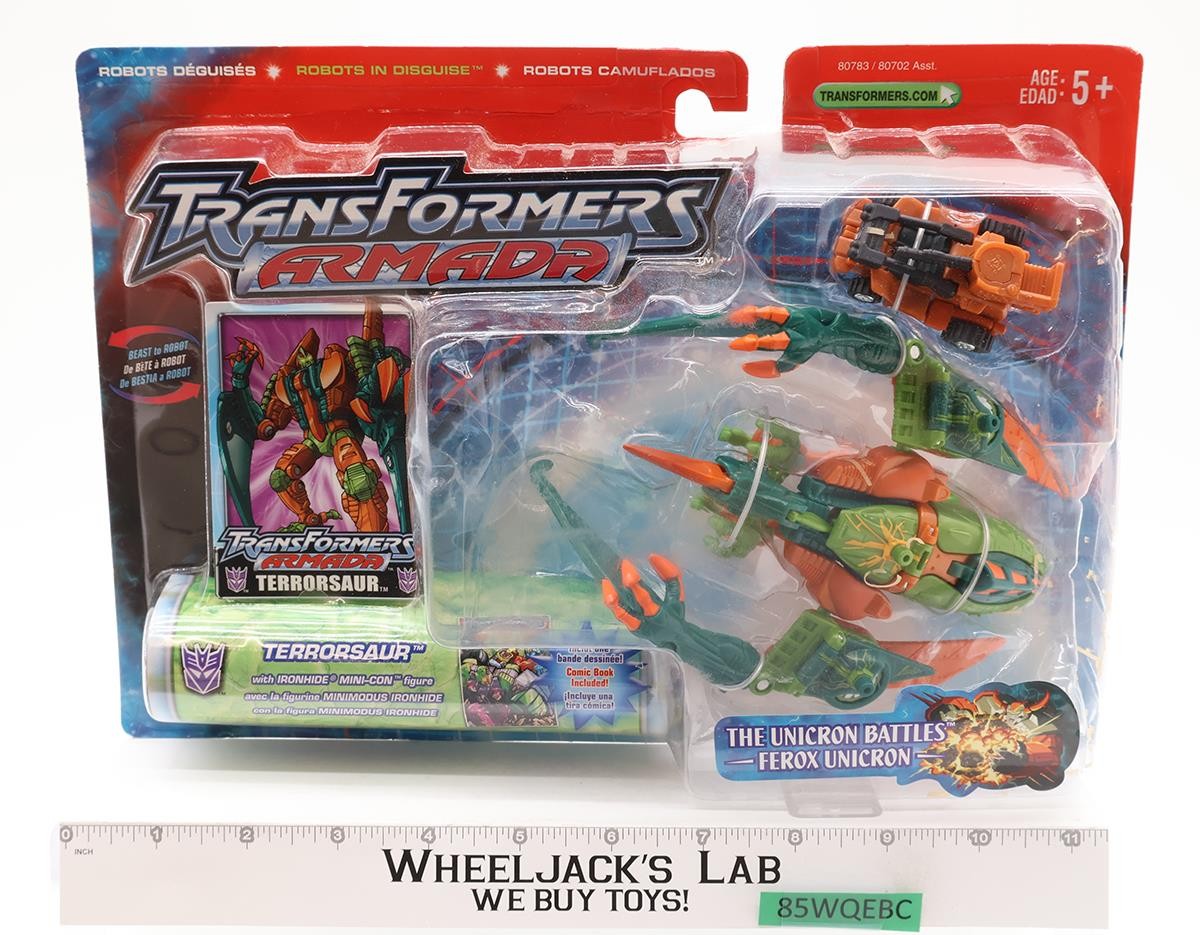 Terrorsaur Transformers Armada 2003 Hasbro Action Figure NEW MISB SEALED