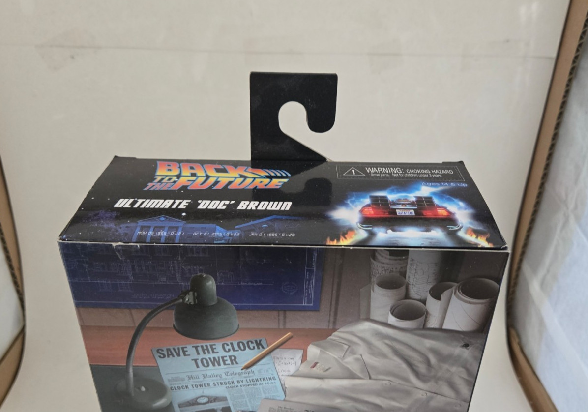 NECA Back to the Future Doc Brown Finale Version Sealed In Hand