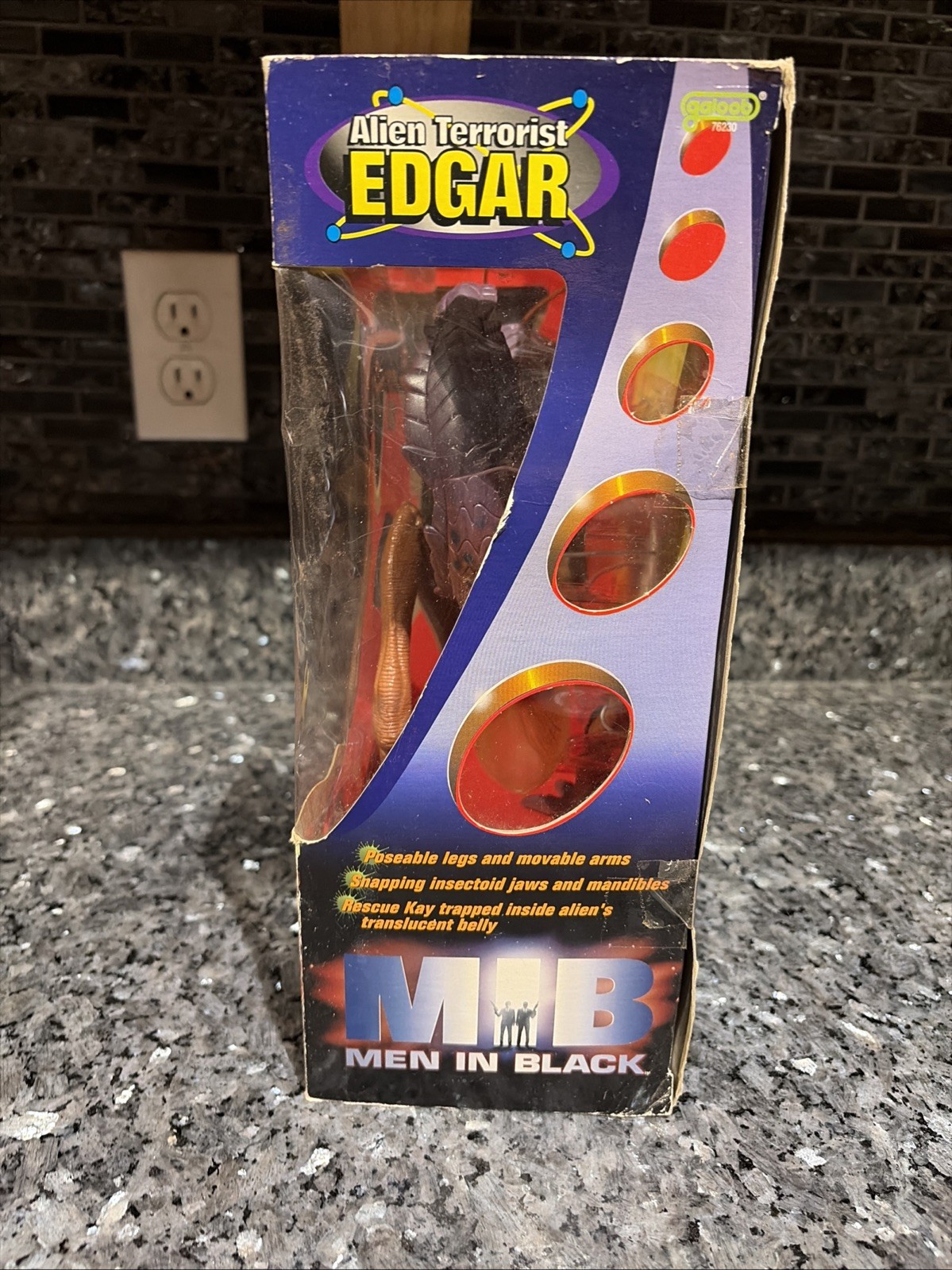 Alien EDGAR Terrorist Men In Black MIB Action Figure 1997 Galoob 10in New
