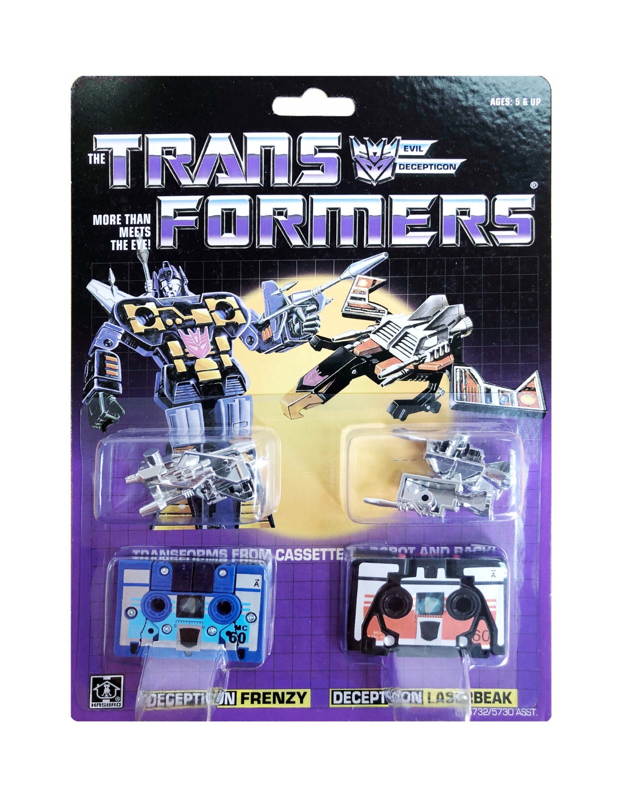 TRANSFORM G1 Reissue Laserbeak and Frenzy Brand New Carded Free Shipping
