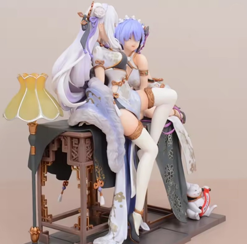 Set 2: Zero Starting Life in Another World Rem/Emilia RAM Premium Anime Figure