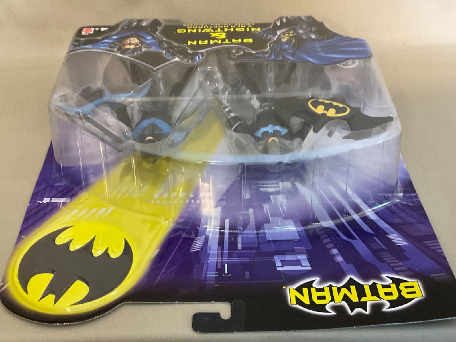 2003 DC UNIVERSE 6&Prime; BATMAN AND NIGHTWING 2 PACK FIGURES Mattel – Sealed/New