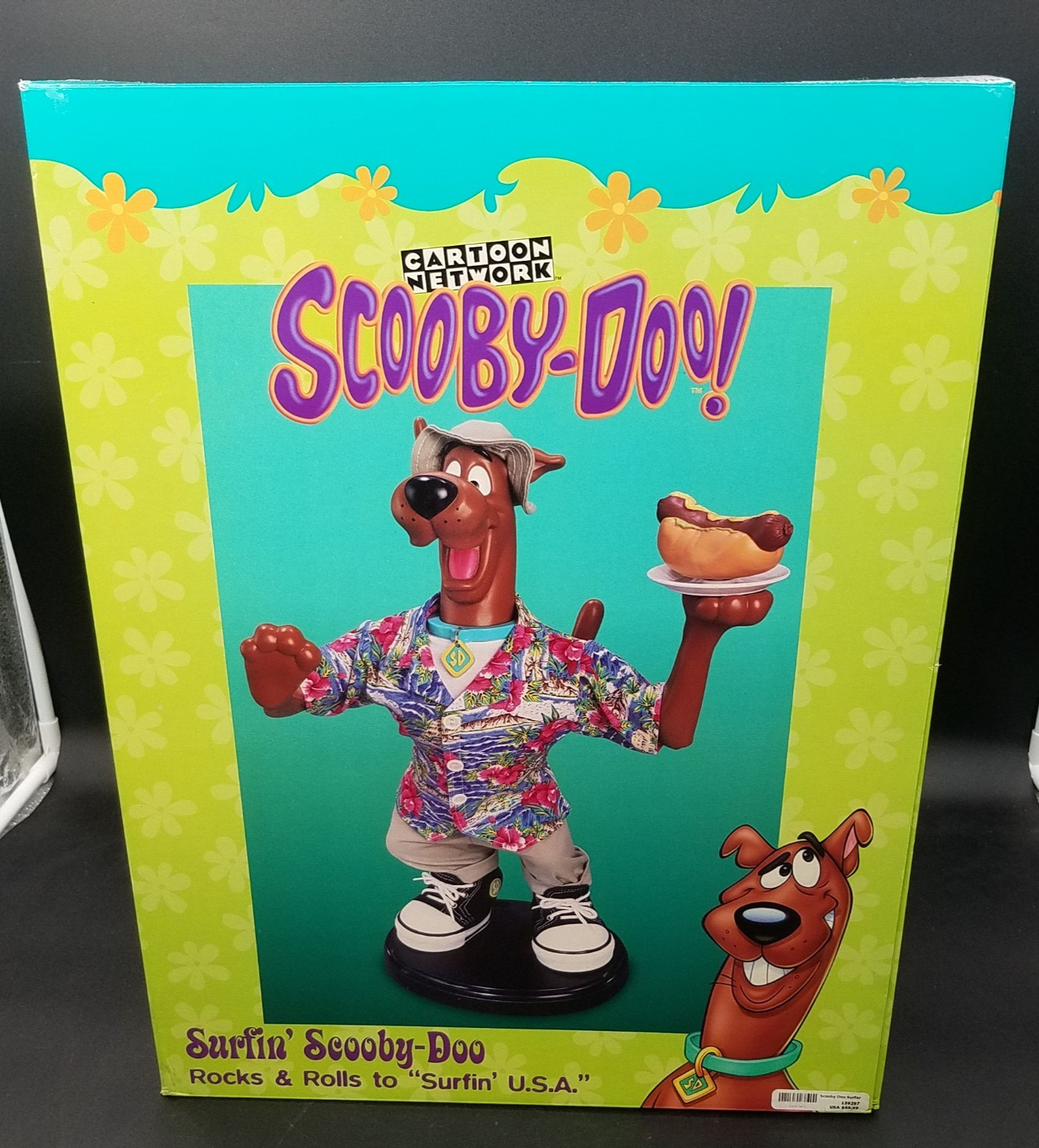 New in Box – Scooby Doo Singing & Dancing Figure 19&Prime; Surfin&rsquo; U.S.A. 1999