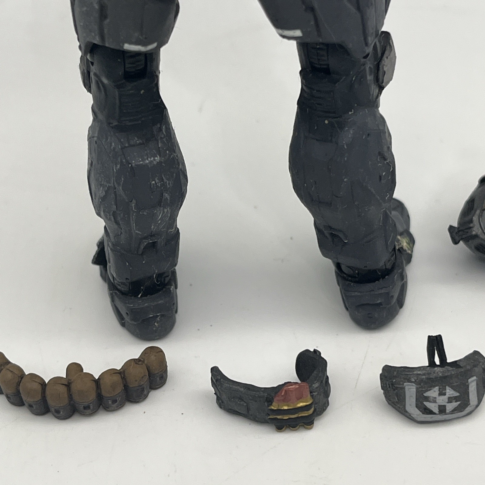 Halo Reach Spartan Grenadier Commando/Scout/Eva STEEL ARMOR PACK Mcfarlane RARE