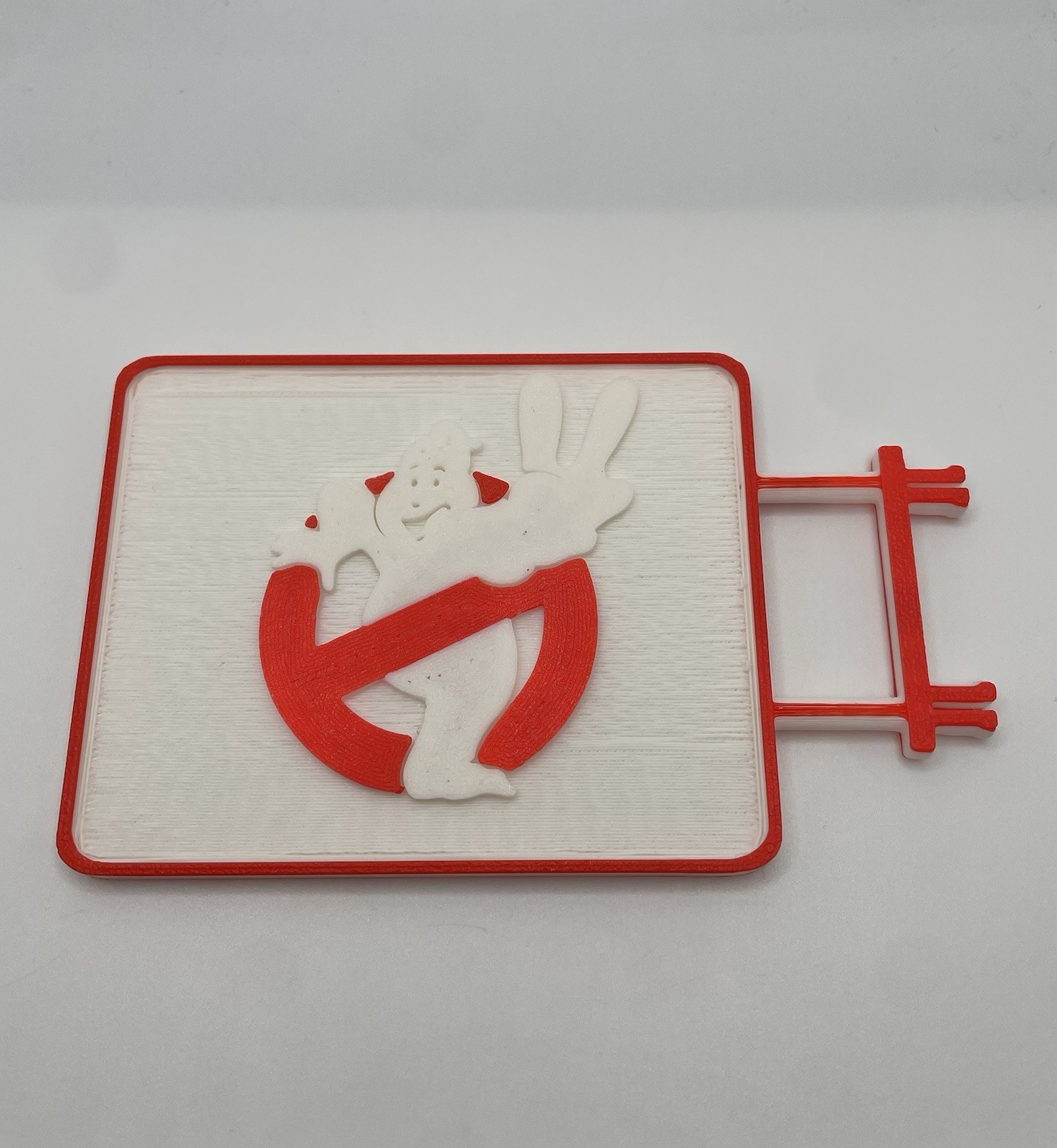 Vintage The Real Ghostbusters Two 2 Firehouse Sign Custom Part Only 1987 Kenner