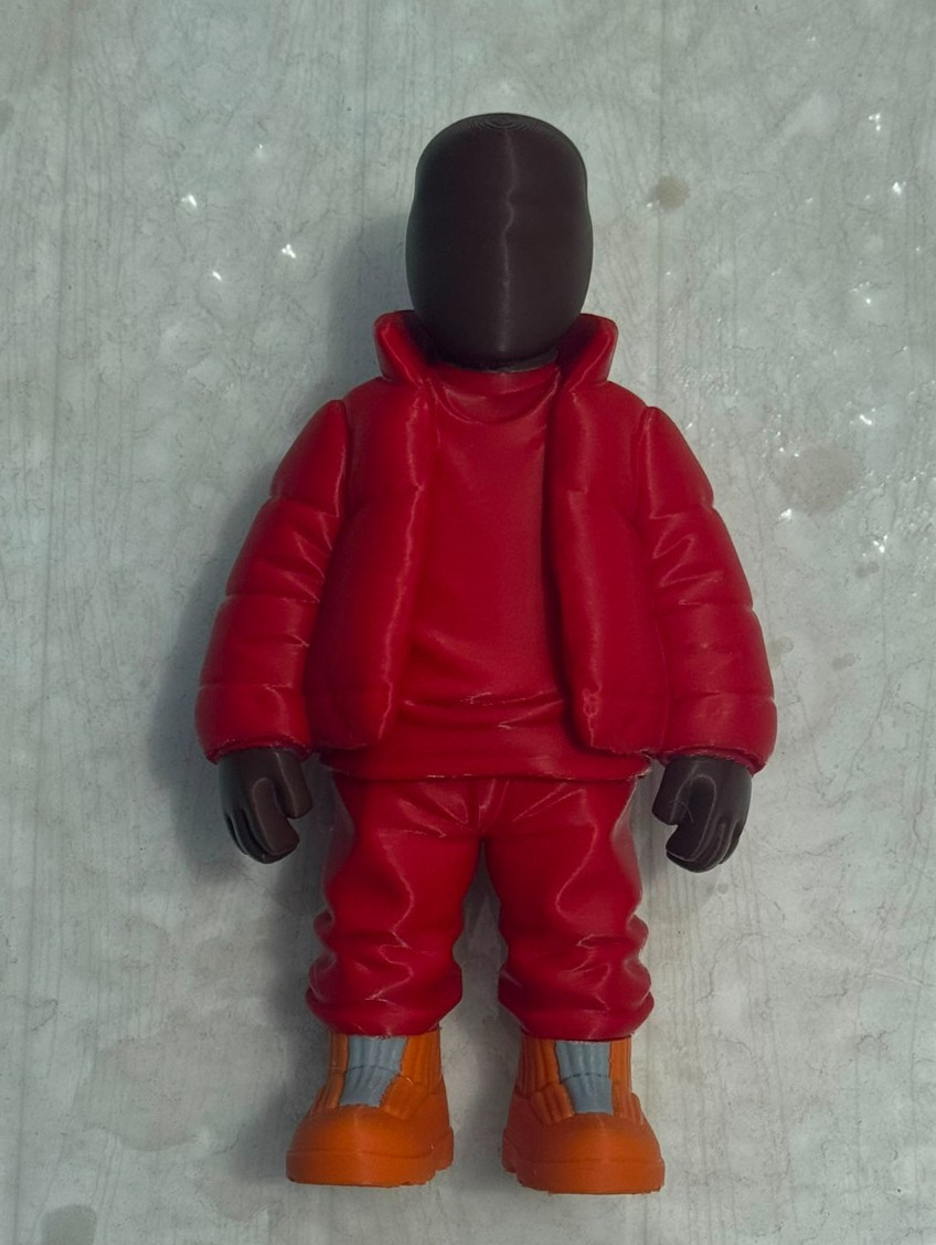 Kanye West / YE art toy figurine 20cm Rap