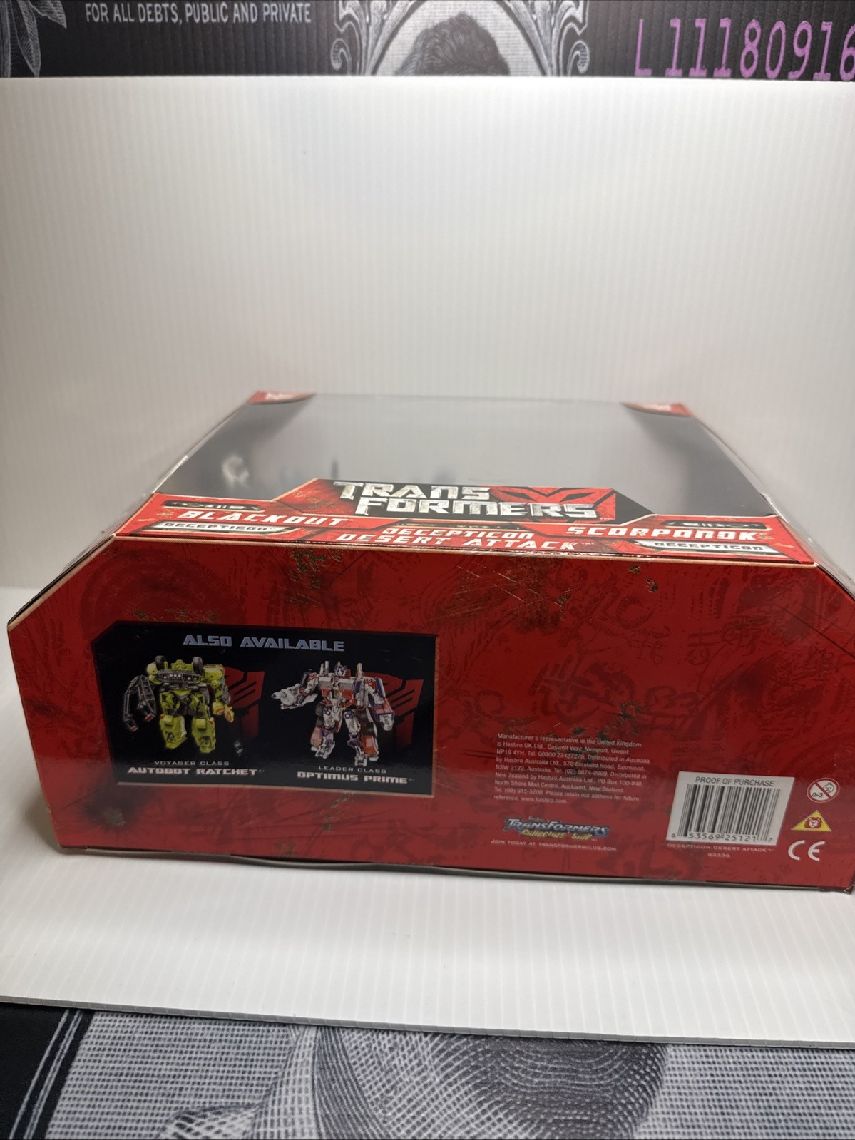 Transformers 2007 Blackout And Scorpions Super Clean