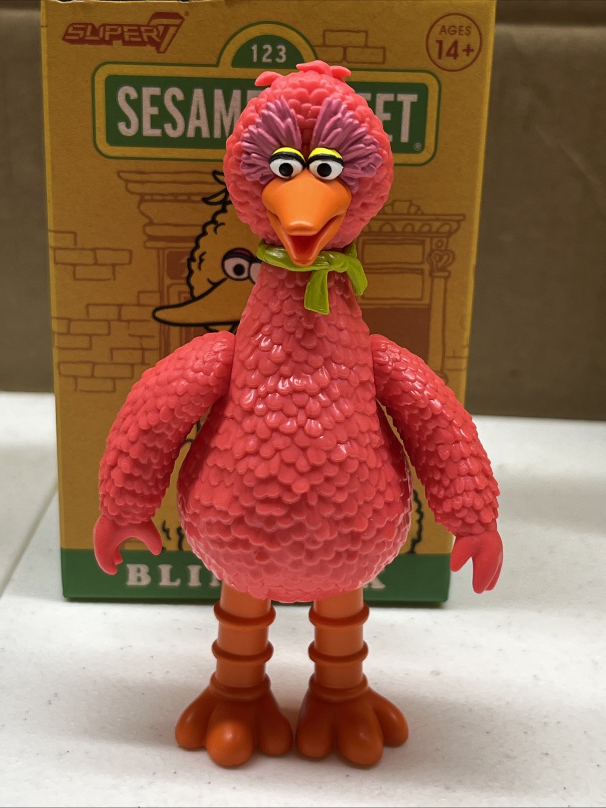 Super7 ReAction Sesame Street BIG BIRDS From AROUND THE WORLD BlindBox minik kus
