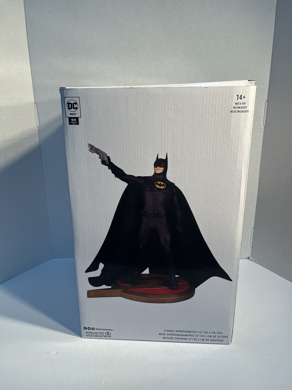 DC Direct The Flash 12 Inch Static Figure – Batman Keaton Multiverse Version