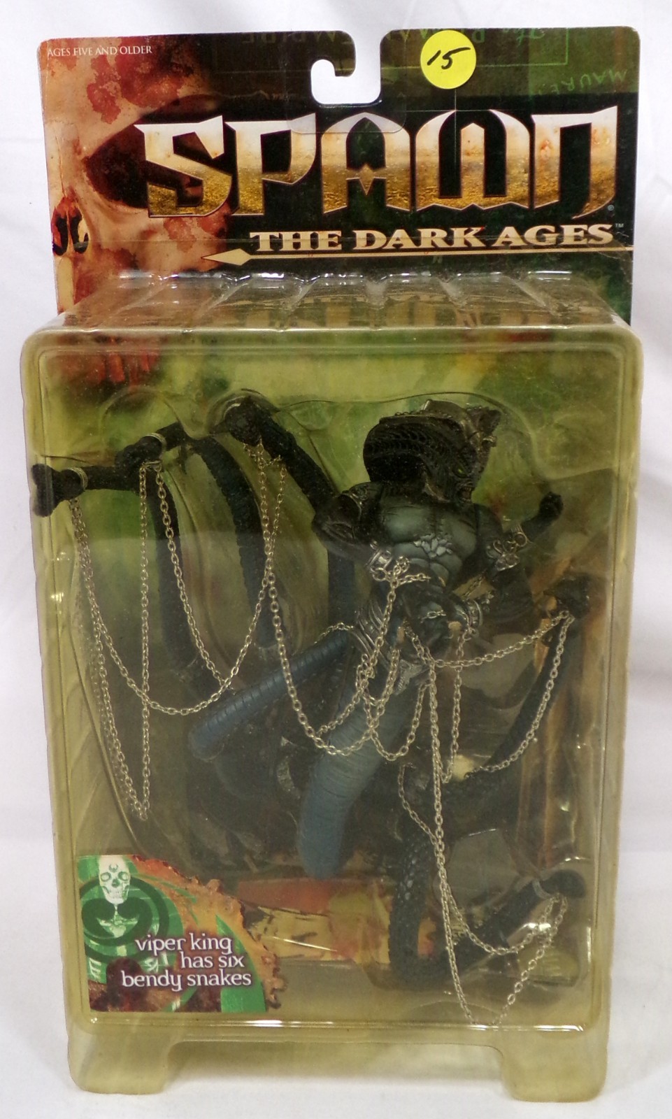 1999 McFarlane Spawn The Dark Ages Series 14 Viper King 6&Prime; Scale Figure New