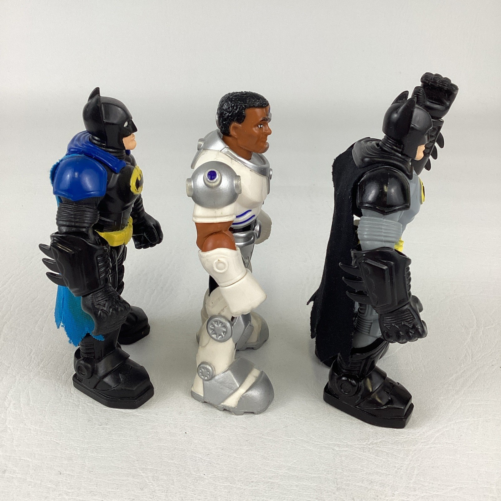 DC Comics Super Friends Hero World Action Figure Lot Batman Cyborg Mattel