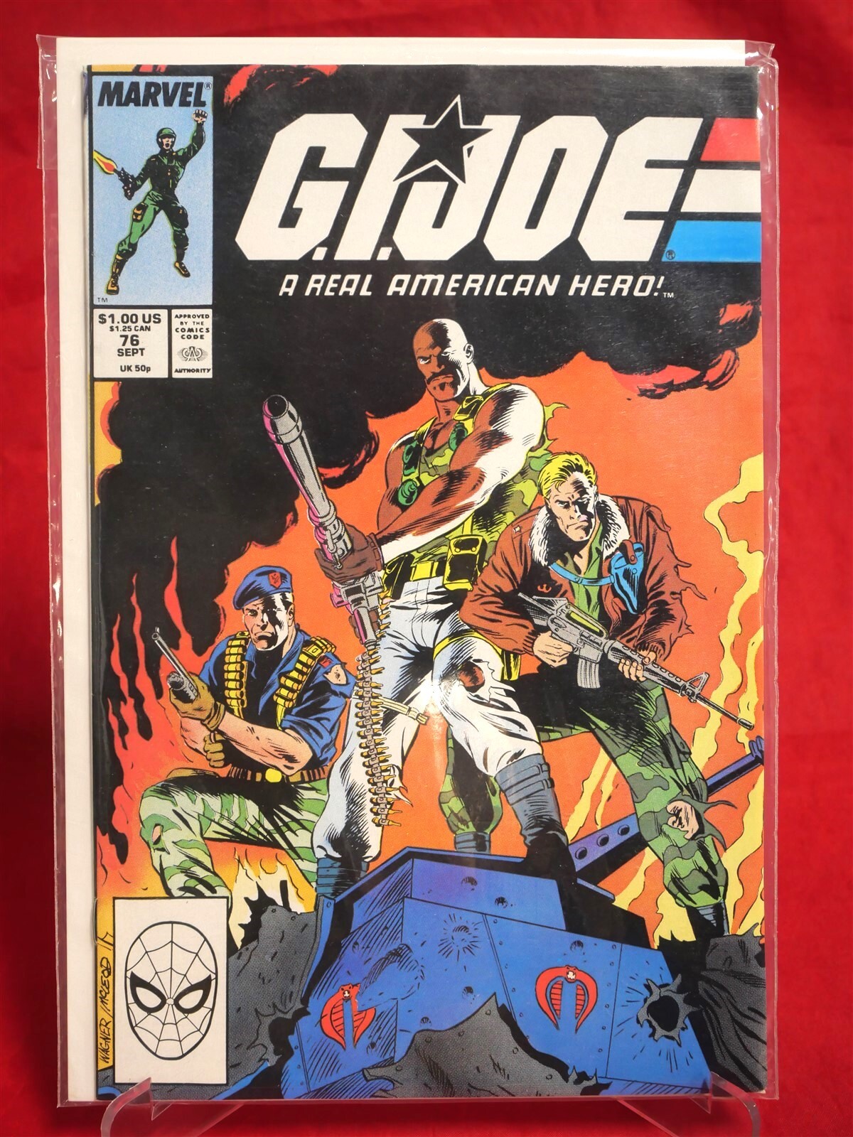 GI Joe Comic Book ARAH Issue #76 Marvel Comics Group A Real American Hero