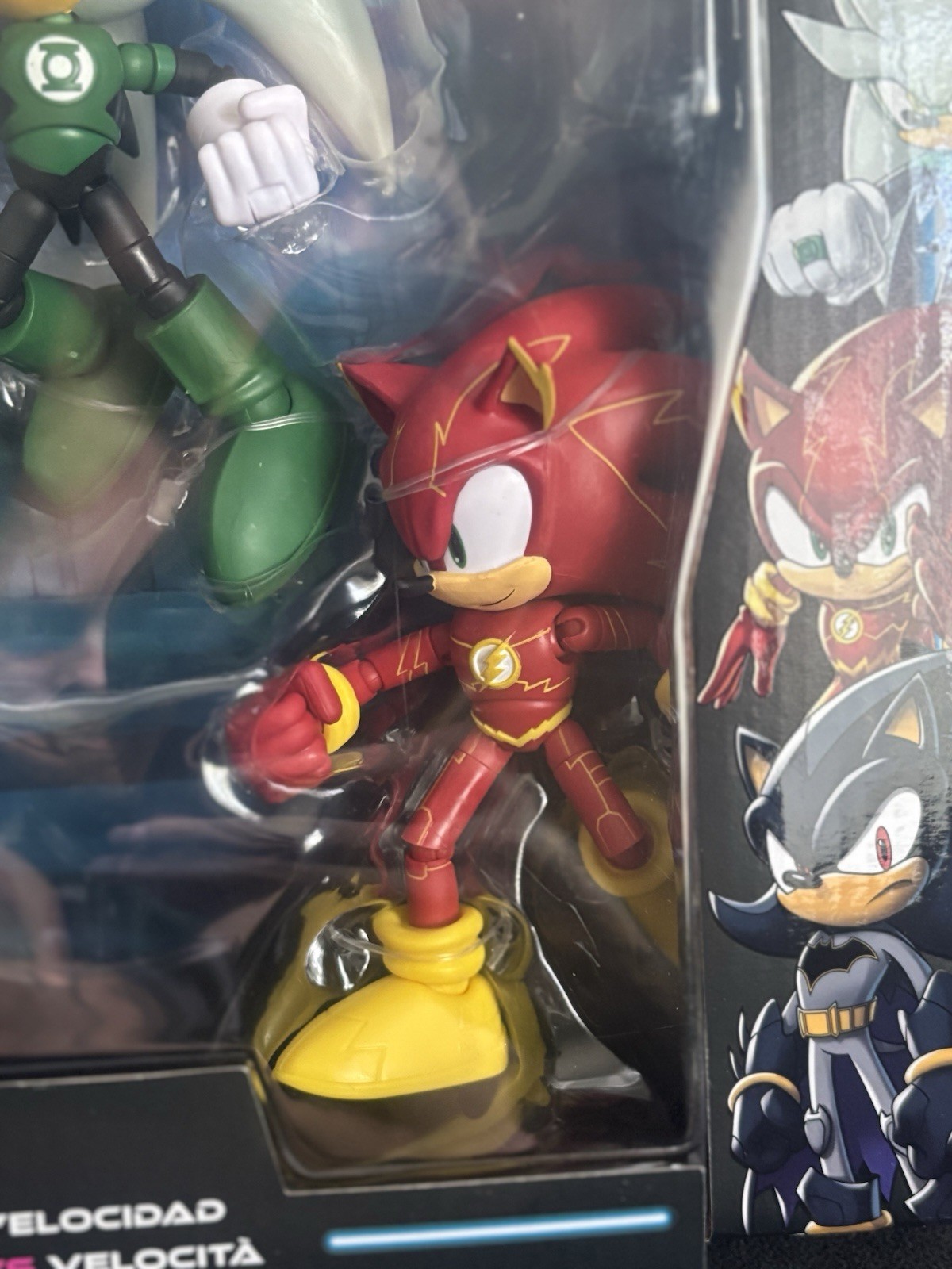 DC x Sonic the Hedgehog 5&Prime; Action Figure Multipack Power vs Speed 4 Pack IN HAND