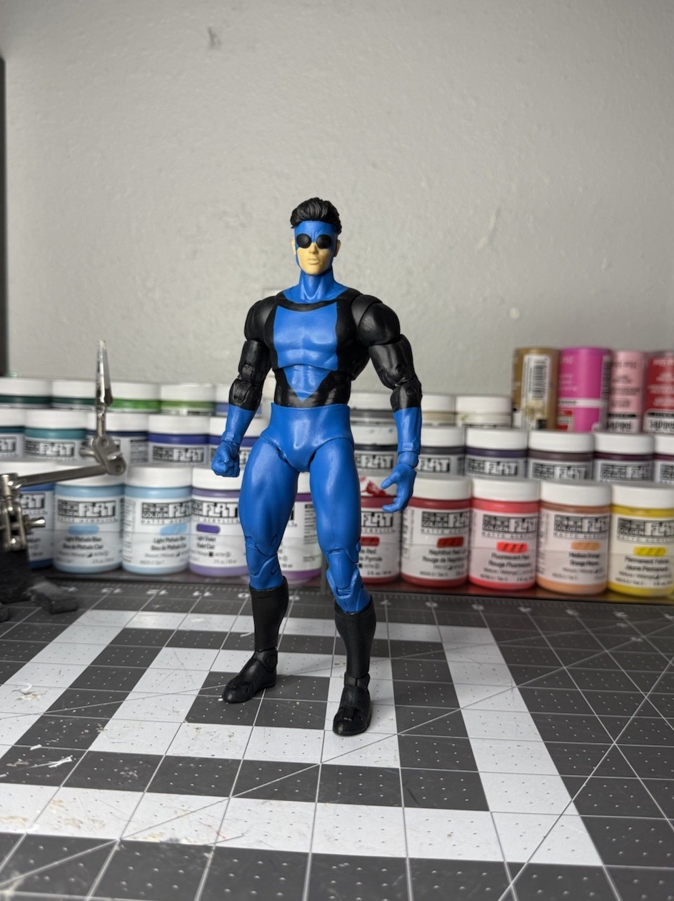 Custom Blue Suit Invincible Mark Grayson 7in (1:10)