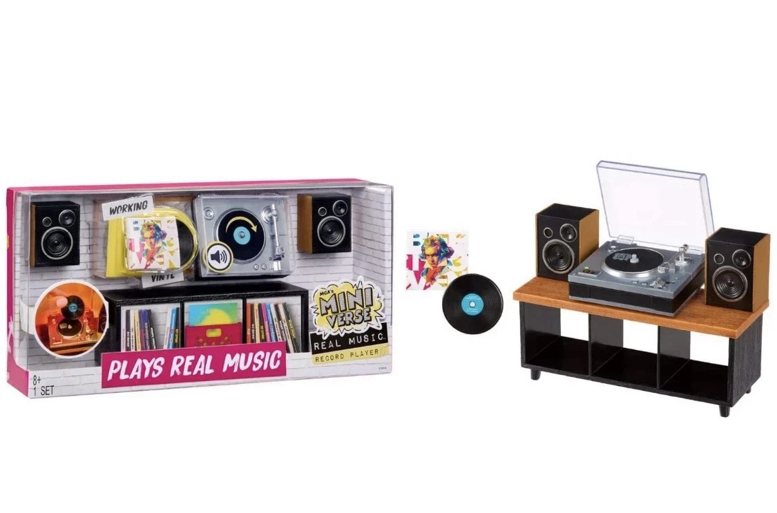 MGA&rsquo;s Miniverse Real Vinyl Music Record Player