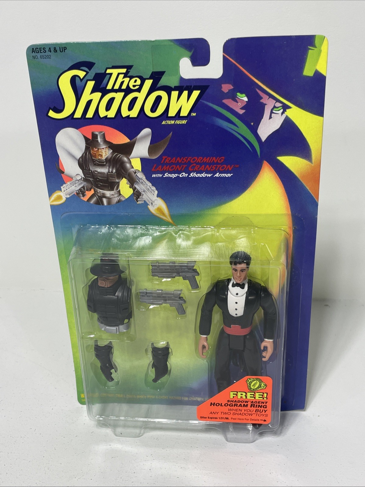 The Shadow Lamont Cranston Action Figure – Kenner 1994 – New Sealed