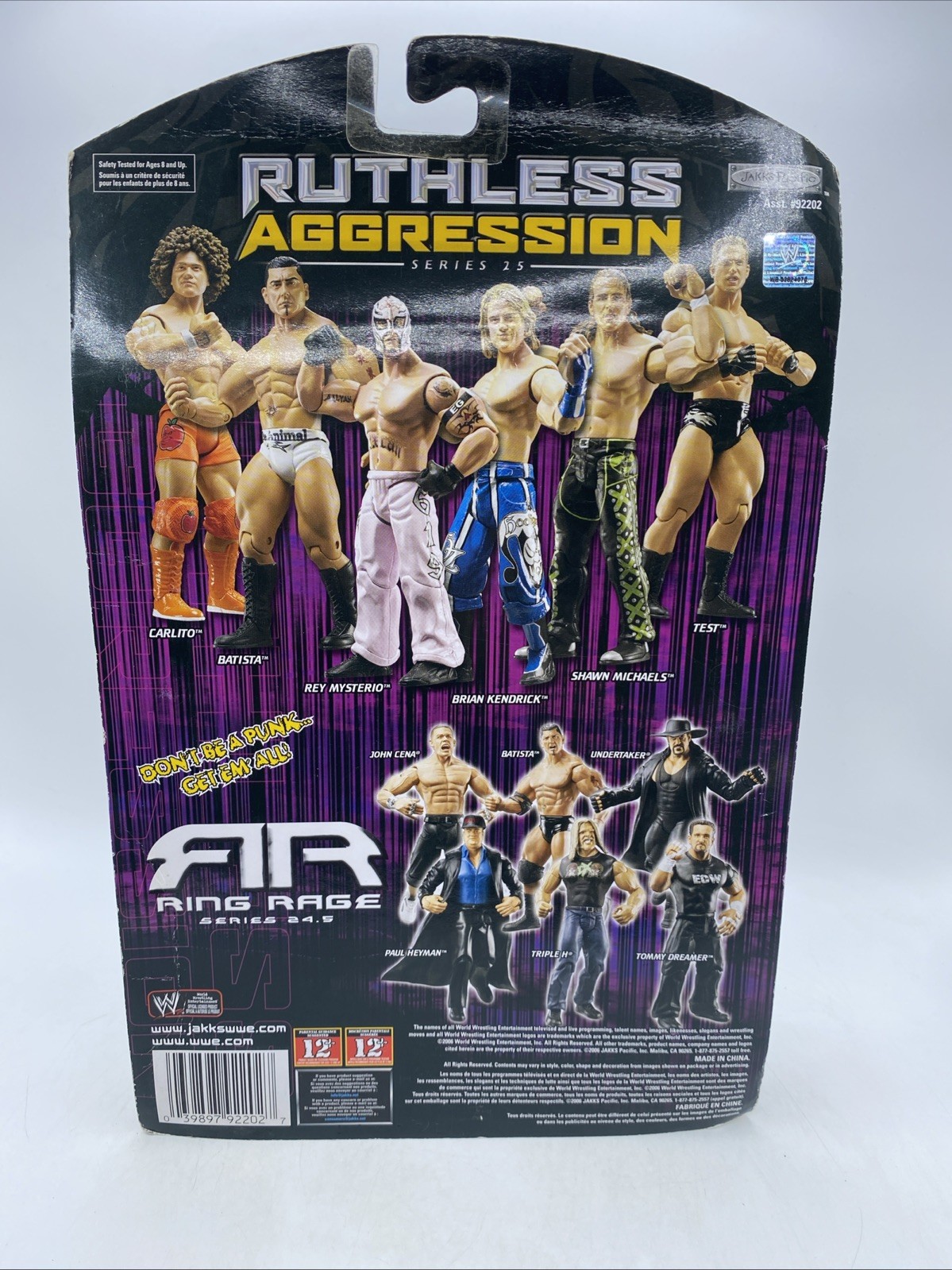 Batista WWE Ruthless Aggression Figure Series 25 Jakks 2006-DAMAGED BOX