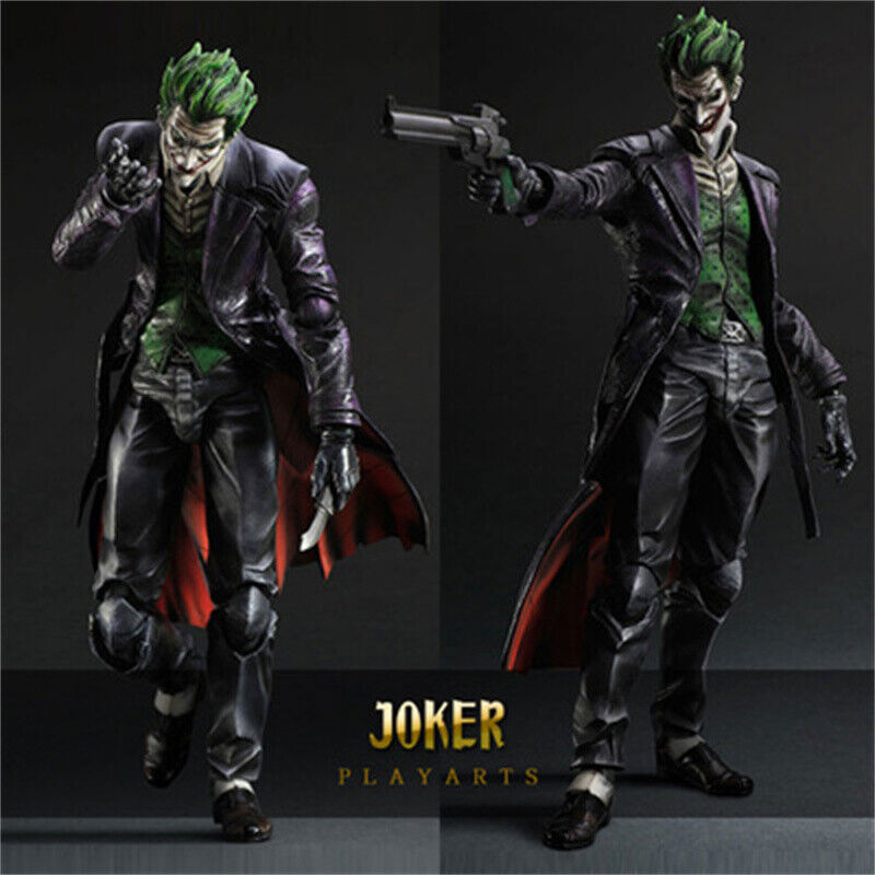 Arkham Origins Joker Play Arts KAI PVC 11&Prime; Action Figure Model Statue Toy Boxed