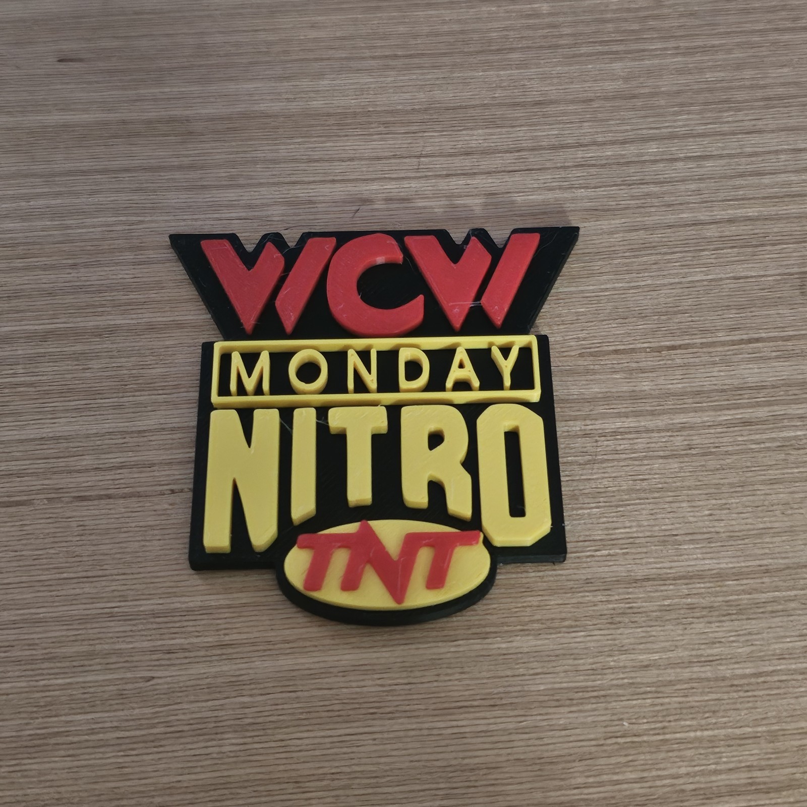 WWE Mattel SMALL WCW Nitro Version 2 Logo Accessory