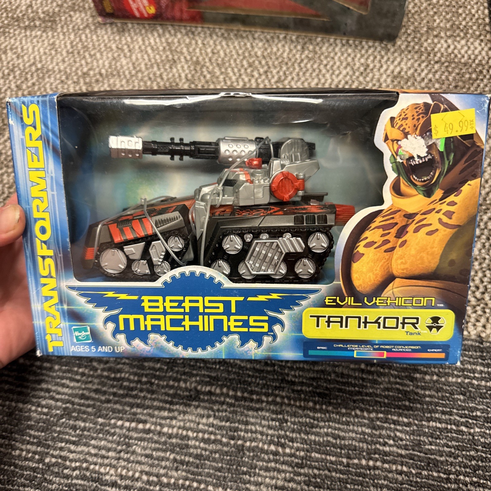 TANKOR Transformers Beast Machines MISB Hasbro Mega wars Action Figure Vehicon