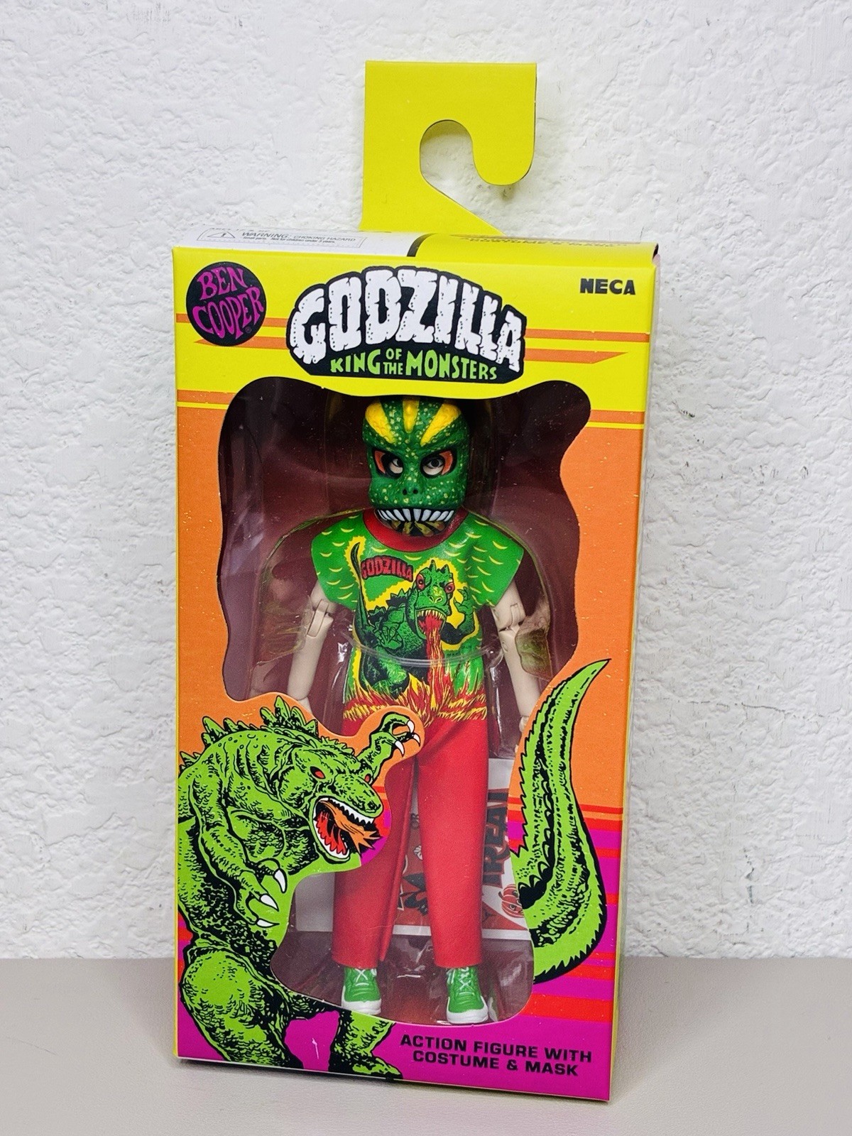 NECA Ben Cooper Monster Kids #32 GODZILLA Halloween Costume Action Figure NEW