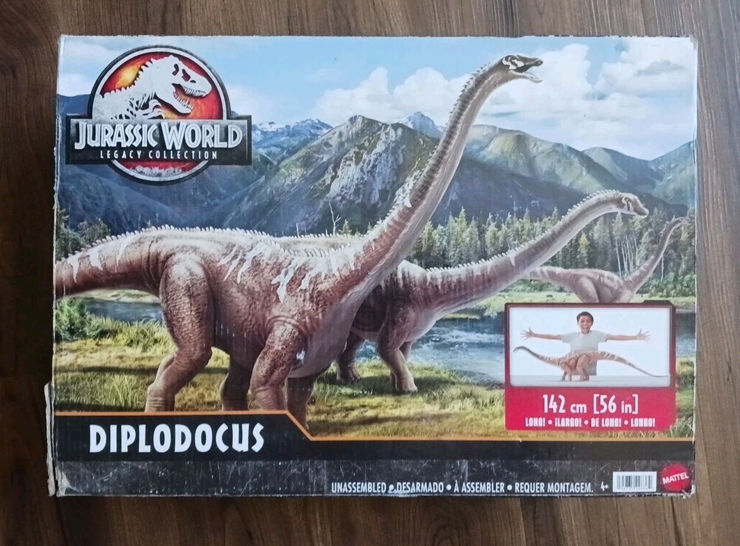 FIGURE HORROR MATTEL JURASSIC WORLD LEGACY COLLECTION DIPLODOCUS NEW