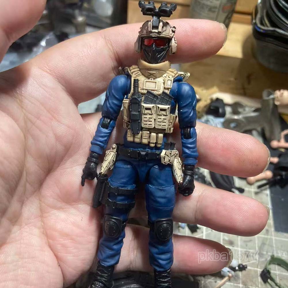 Pre-sale Premium Painted 1/18 3.75&Prime; Male Soldier Action Figure Toy Xmas Gift