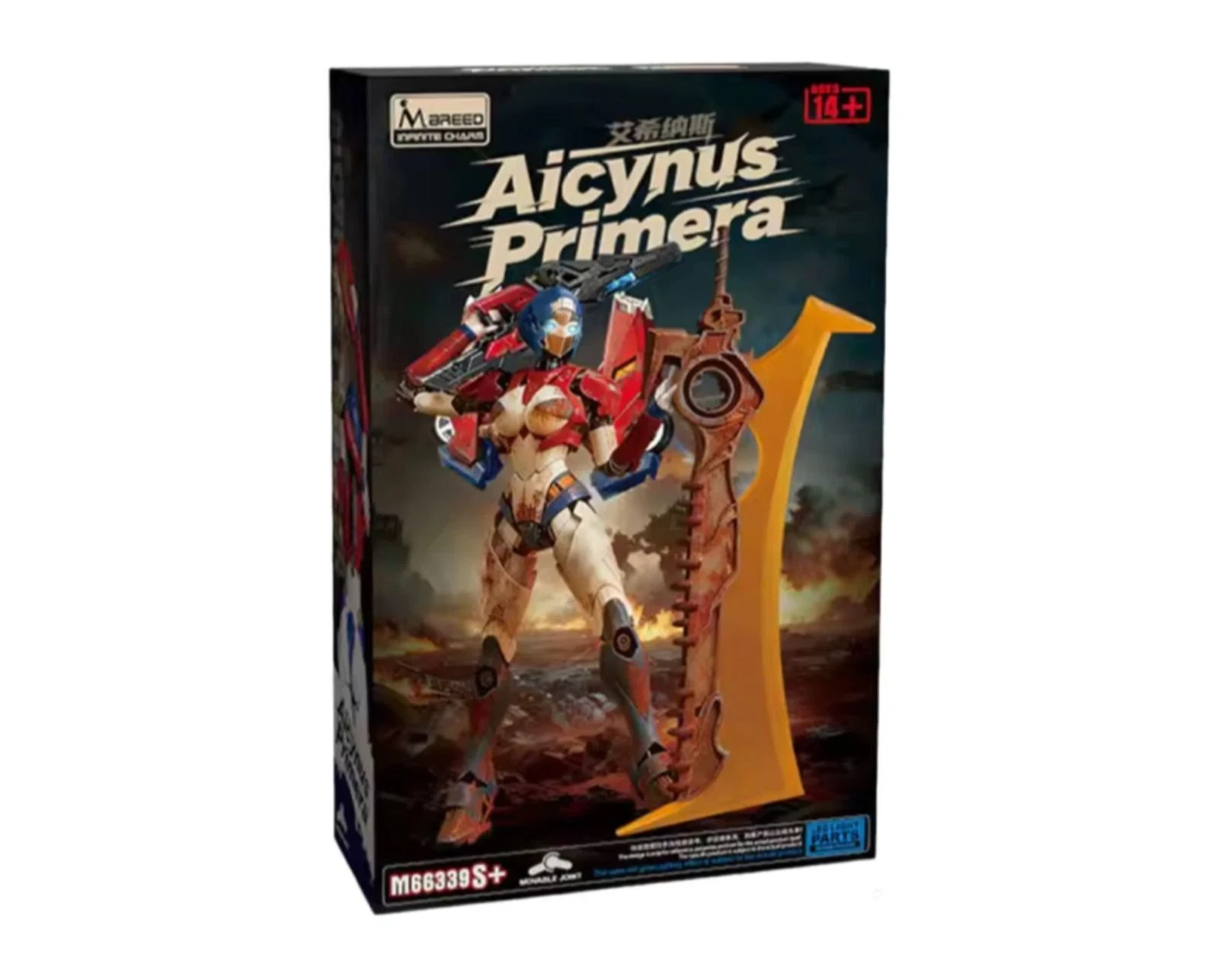 MBreed Infinite Charms Aicynus M66339S+ Arcee Prime Flame Toys Action Figure