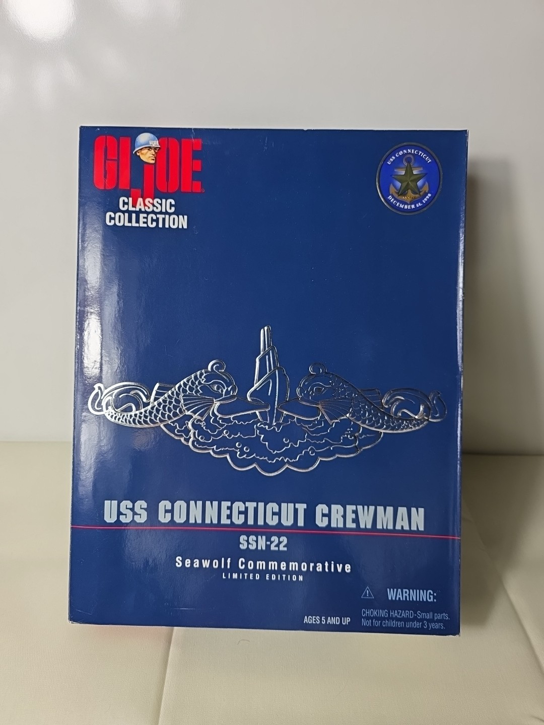 Hasbro GI Joe Classic 1/6 Scale USS Connecticut 12&Prime; Figure African American