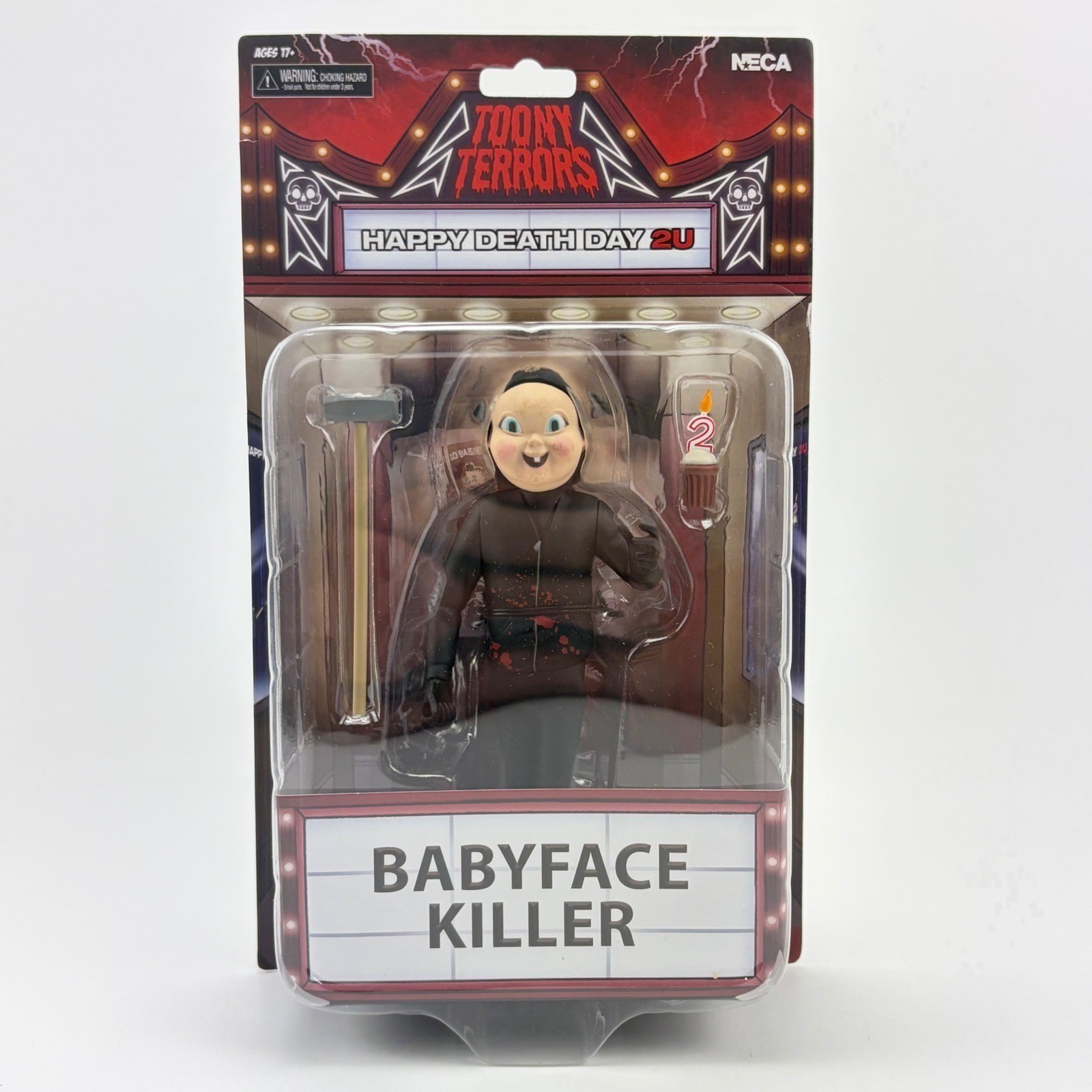 NECA Toony Terrors Happy Death Day 2U Babyface Killer 6 Inch Action Figure NEW