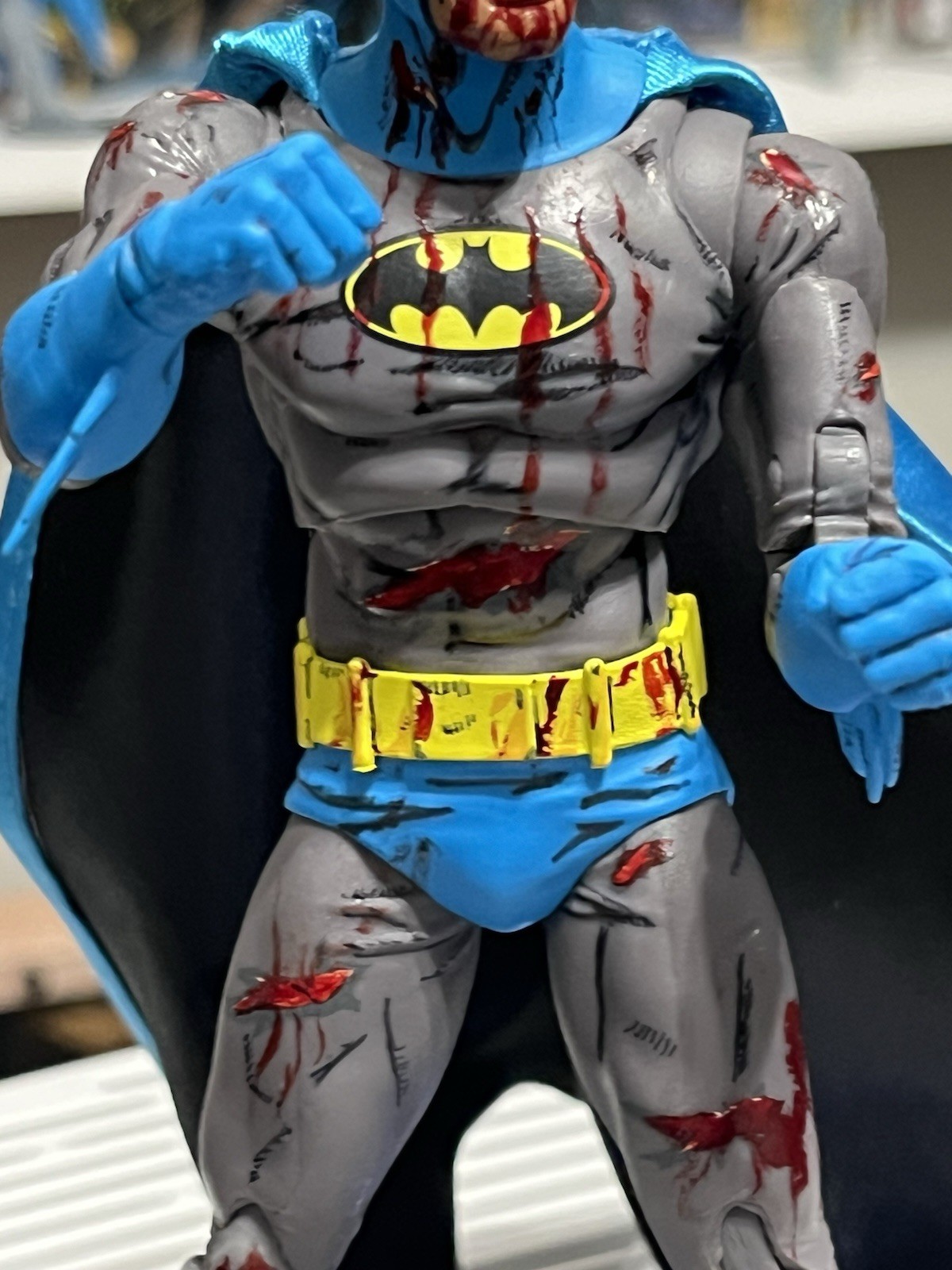 Batman: Knightfall DC Multiverse battle Damage Custom Paint