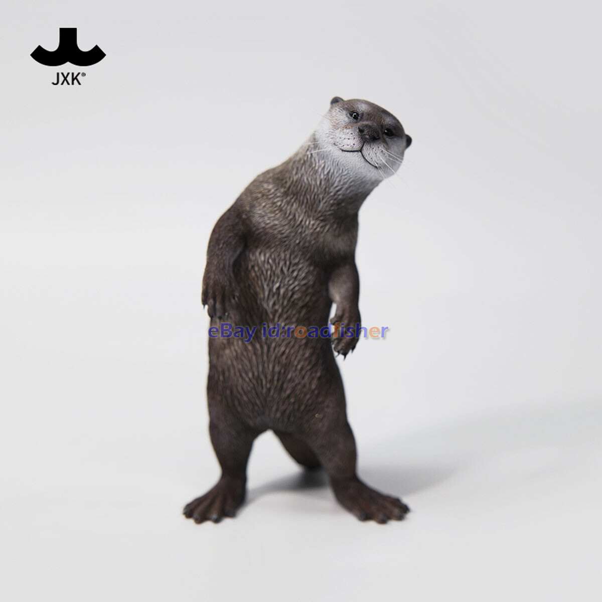 JXK 1/6 Scale Eurasian River Otter Model Animal Figure Scene Decor Kids Toy
