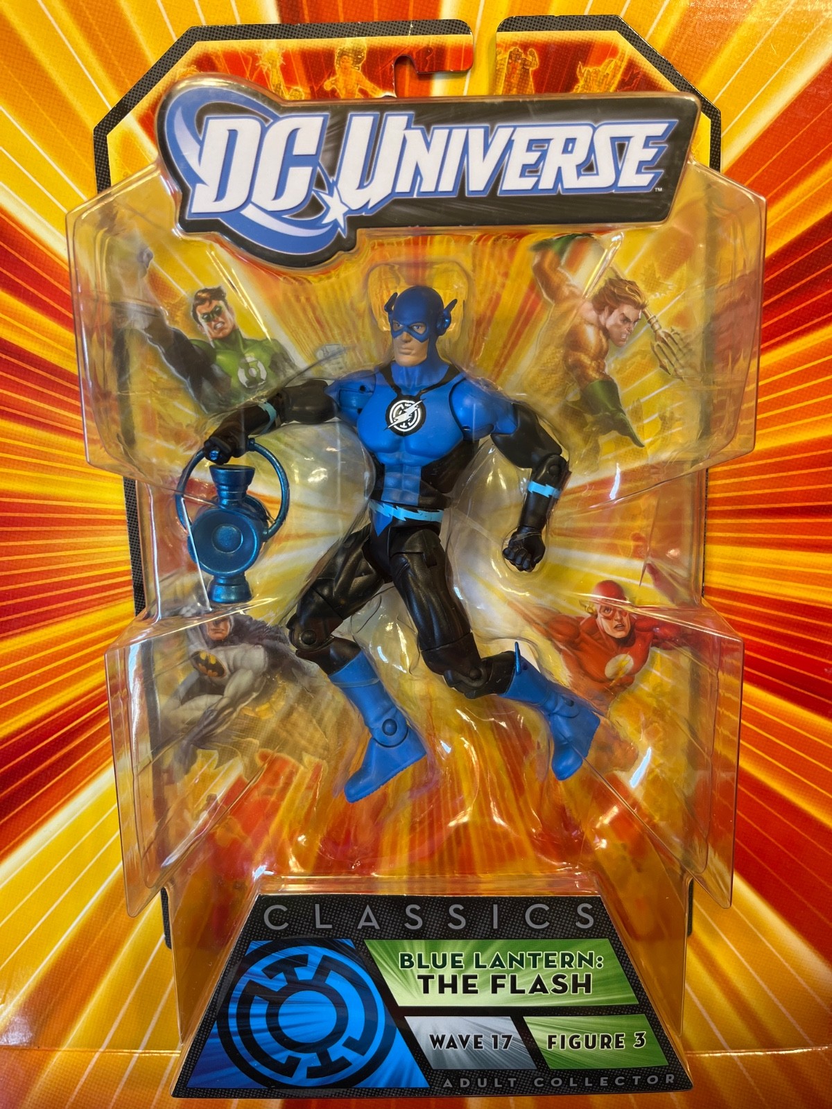 Mattel DC Universe Classics BLUE LANTERN FLASH Anti-Monitor wave NEW MOC 6&Prime; 1:12