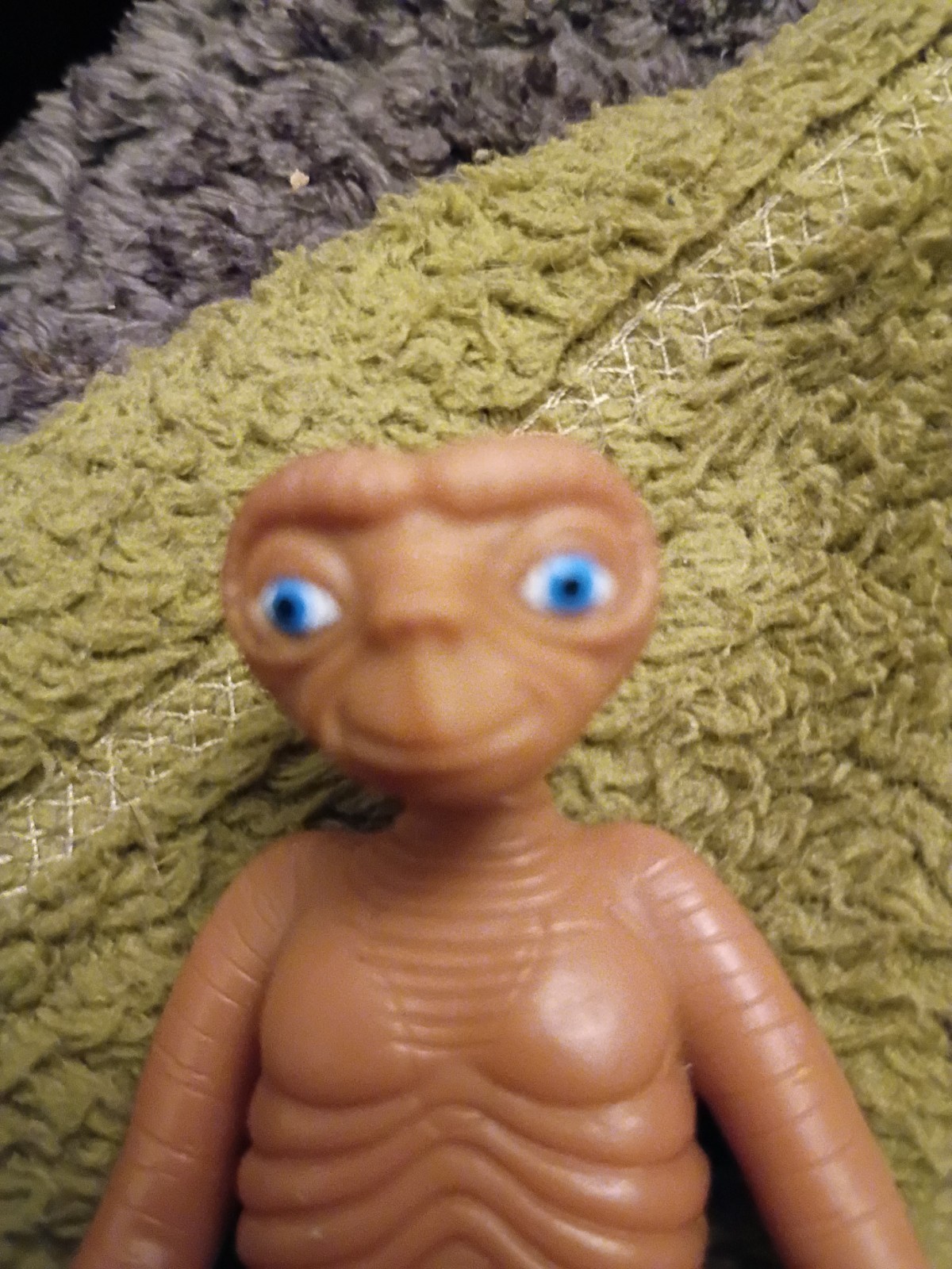 GU Vintage E.T. Universal Studios Kraft 3” Bendable Figurine Toy Authentic ET