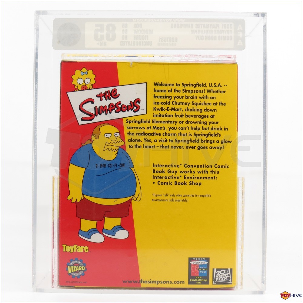 The Simpsons – Convention Comic Book Guy AFA 85 ToyFare Exclusive by Playmates