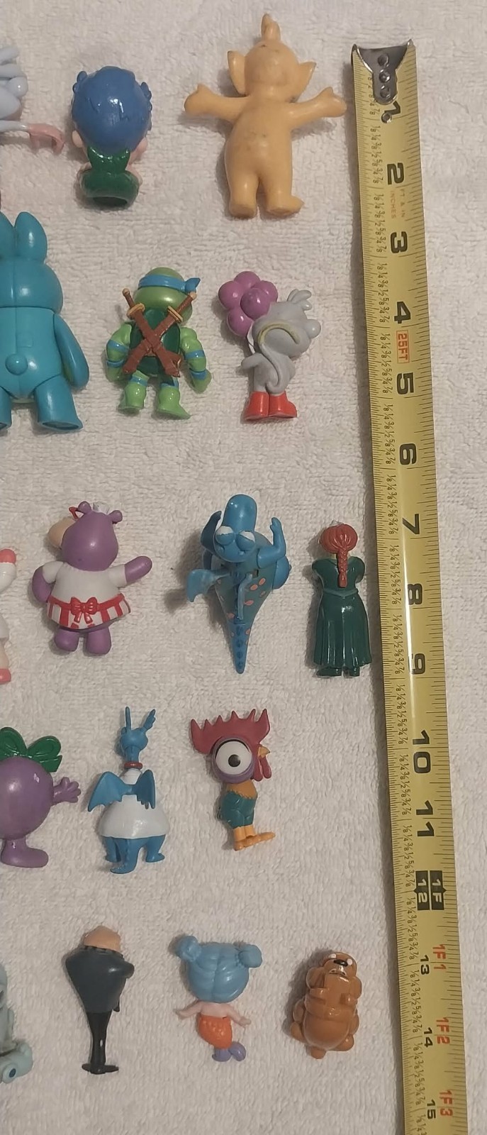 Vintage Mini Figures Assorted Characters Lot Of 25 PVC Vinyl Plastic 1980 1990s