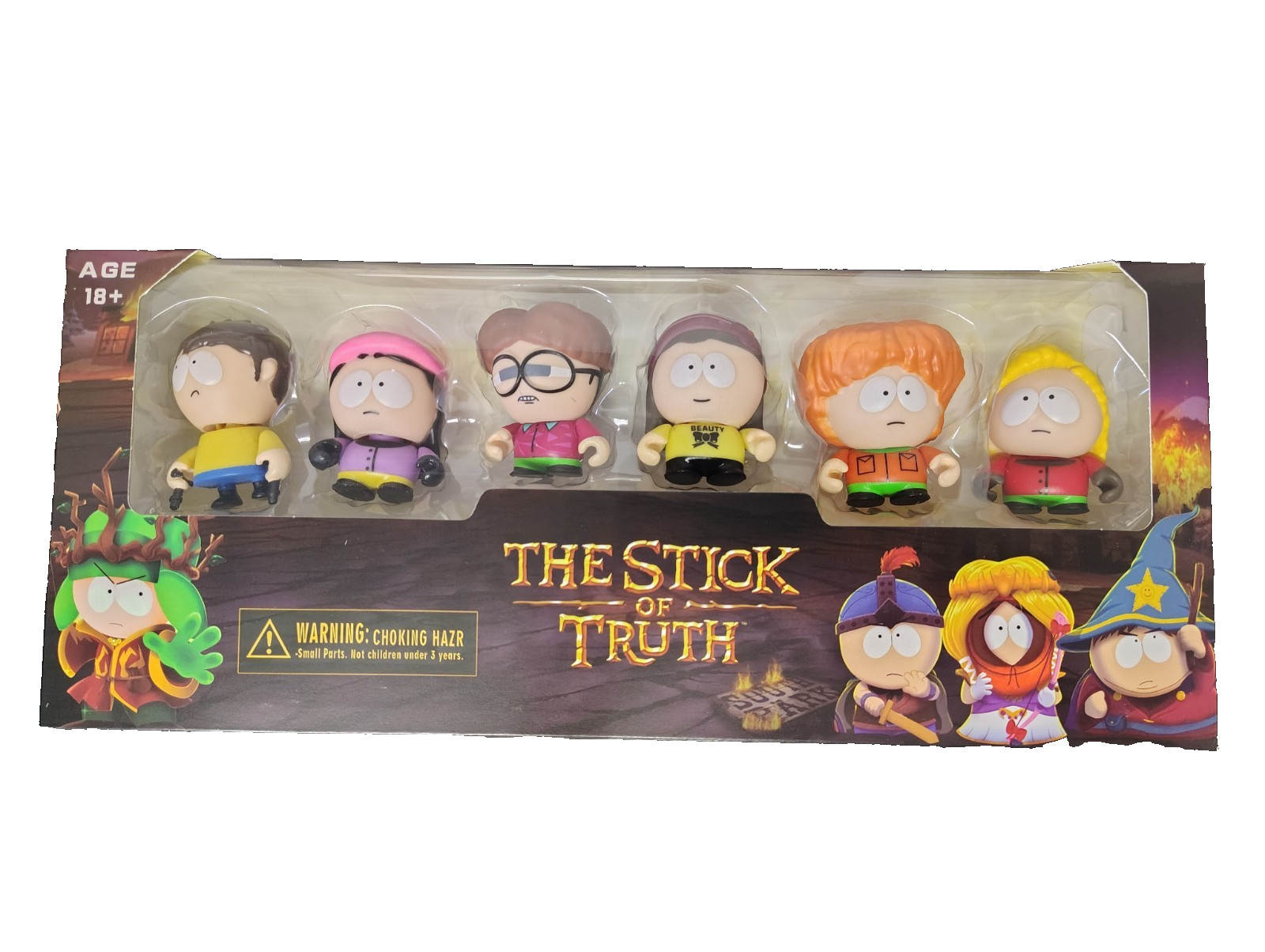 South Park The Stick Of Truth Display Action Figures Set Of 6 – From Sealed Case