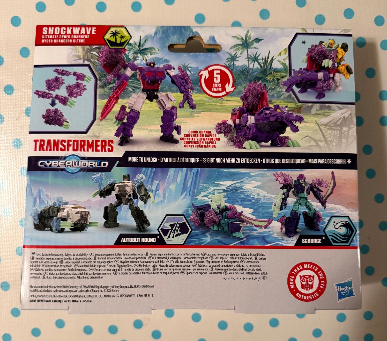 Transformers Cyberworld Energon Surge Shockwave (NEW IN HAND)
