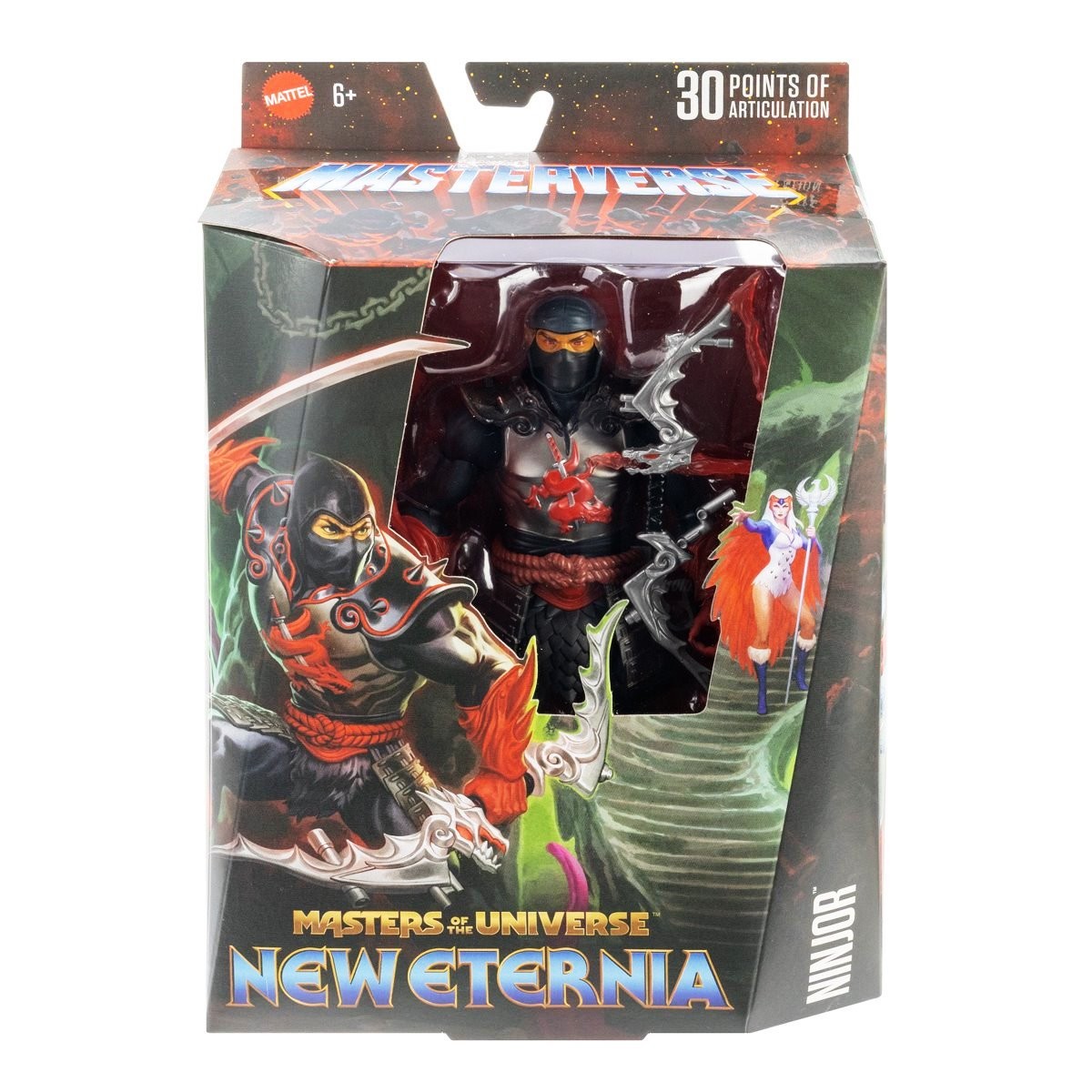 Mattel Masters of the Universe New Eternia Ninjor Action Figure MOTU