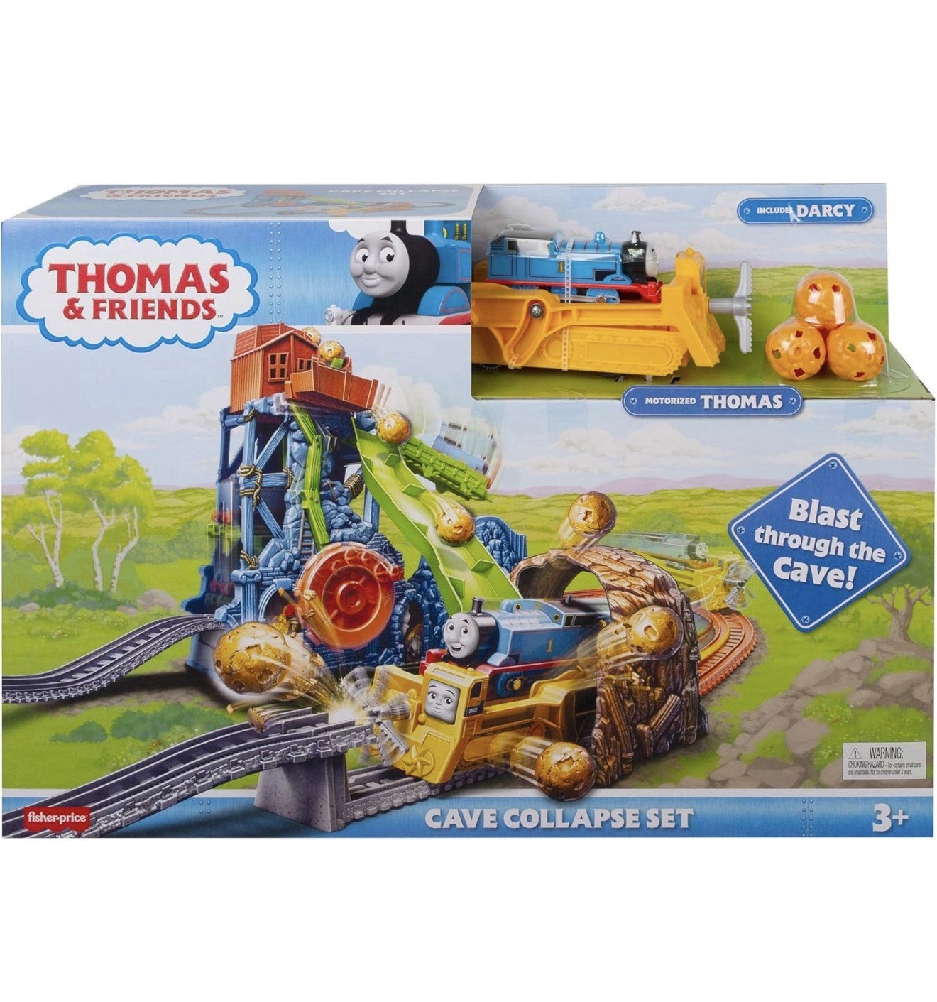 THOMAS & FRIENDS TRACK MASTER CAVE COLLAPSE SET NEW!!!