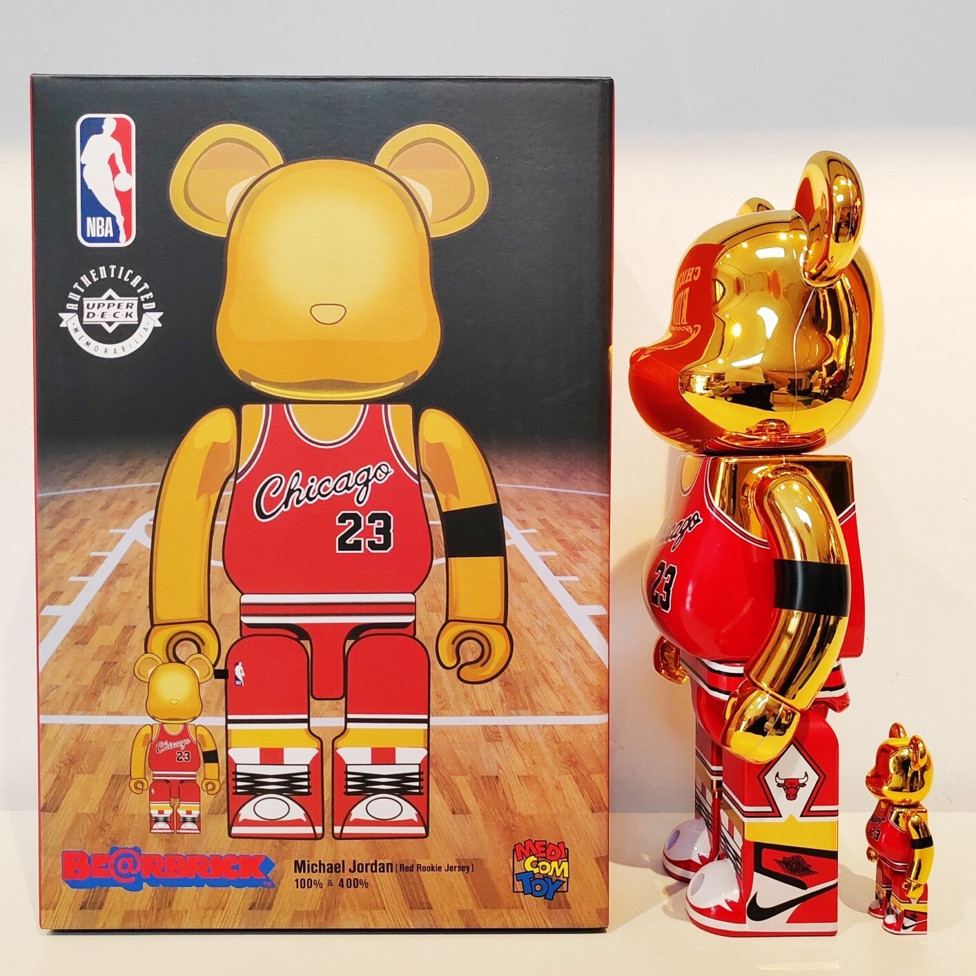 400% Bearbrick Michael Jordan Chicago No.23 Jersey Action Figure Deco Art Toy