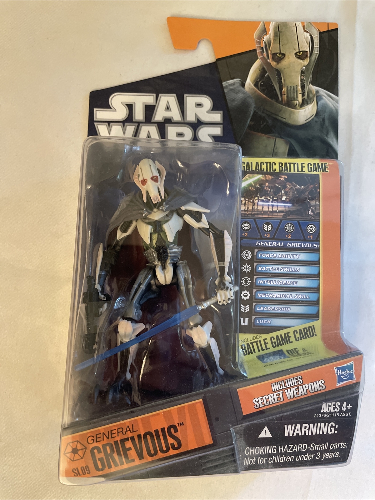 NEW 2010 ~ Star Wars Saga Legends General Grievous SL09 Hasbro
