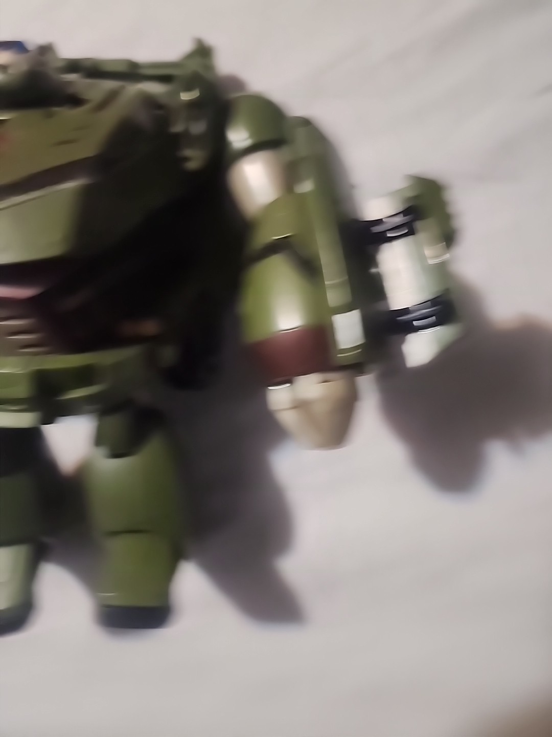TRANSFORMERS ANIMATED Hasbro 2008 BULKHEAD Voyager Class Figure incomplete
