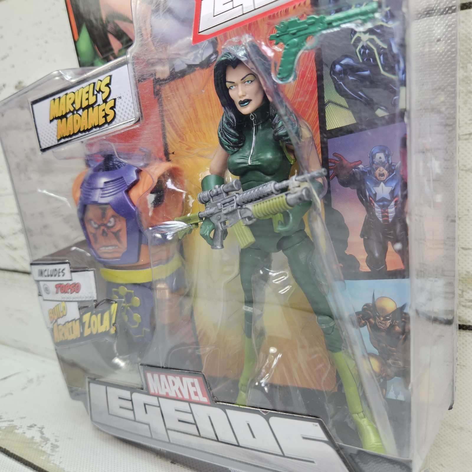 Hasbro Marvel Legends Madame Viper Hydra 2011 Arnim Zola Series 6&Prime; Figure Read