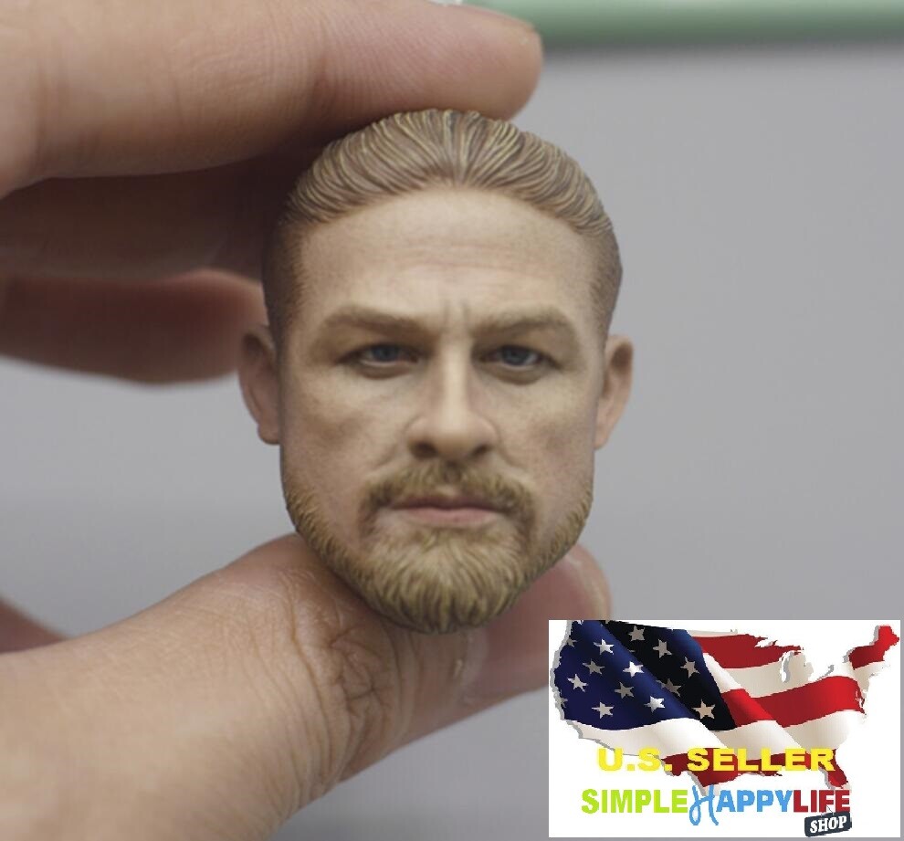 1/6 male Head sculpt Charlie Hunnam 12&Prime; Male Body Phicen Worldbox Ganghood ❶USA❶