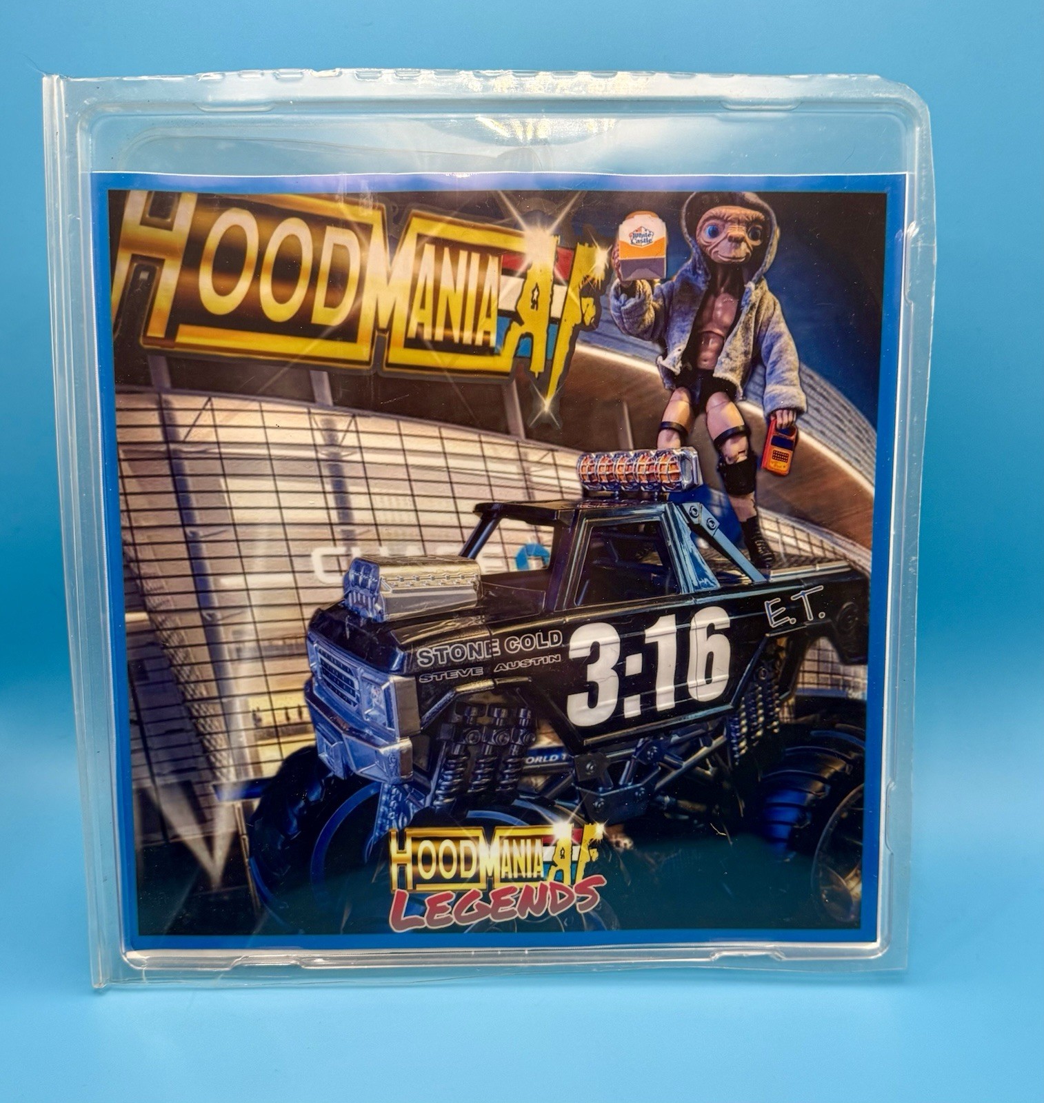 Custom Stone Cold E.T. Action Figure In Resealable Clamshell WWE Elite