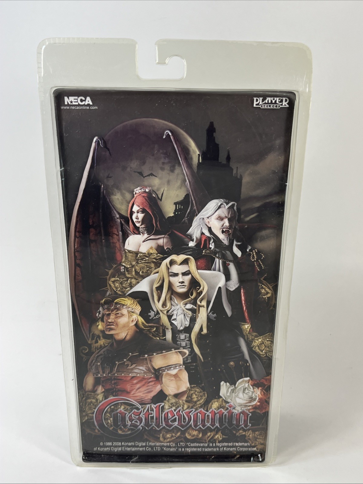 Neca Castlevania Simon 7&Prime; Action Figure 2008 Konami NIP Wear To Package Sealed