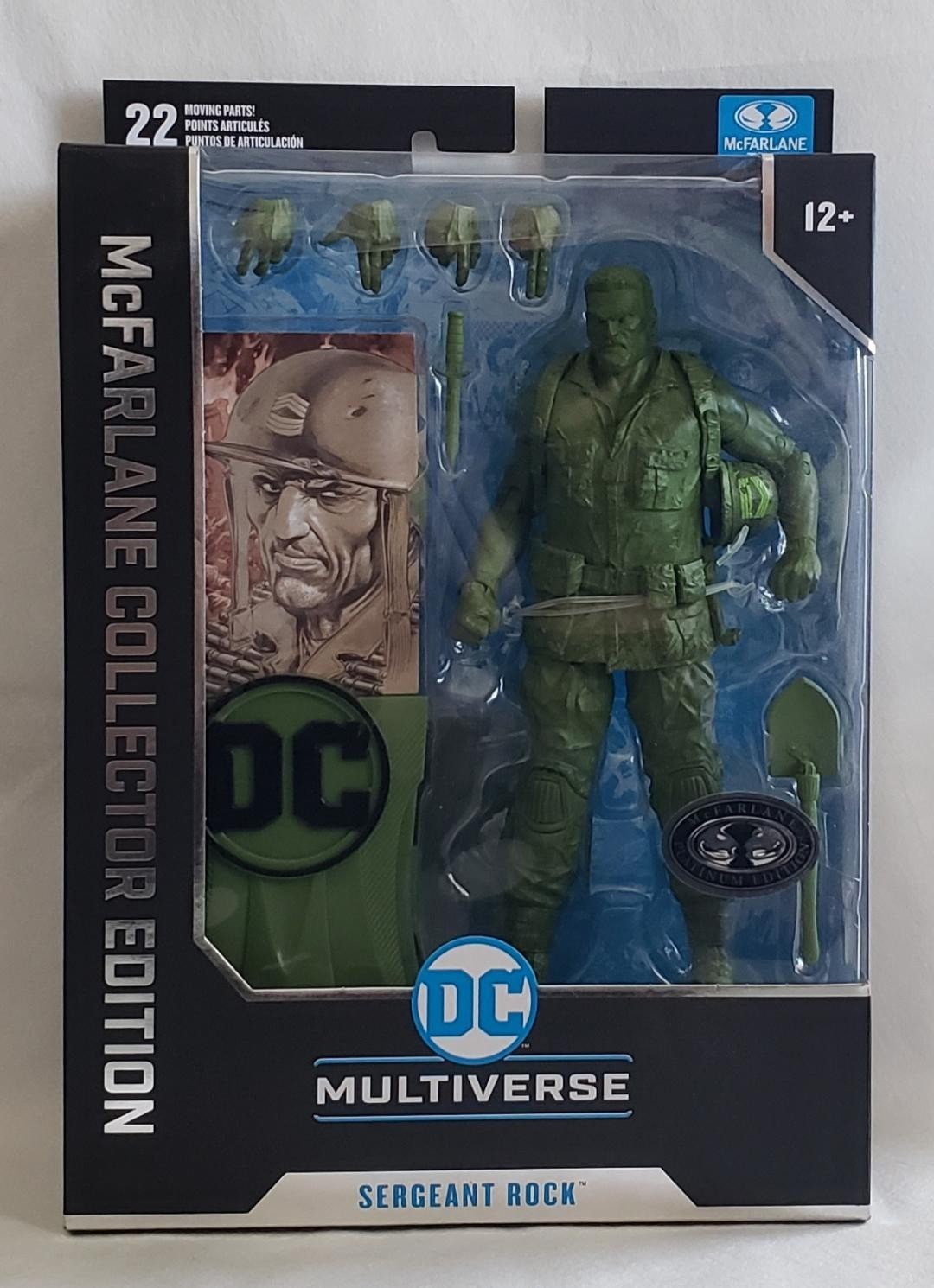 McFarlane DC Multiverse Collector Edition – Sergeant Rock (Chase Plat.) **DMG**