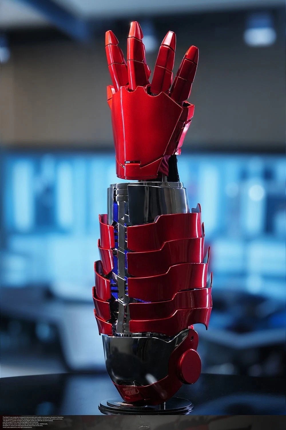 1/1 Iron Man MK5 Right Arm Glove Wearable Voice Control Touch Remote Control US