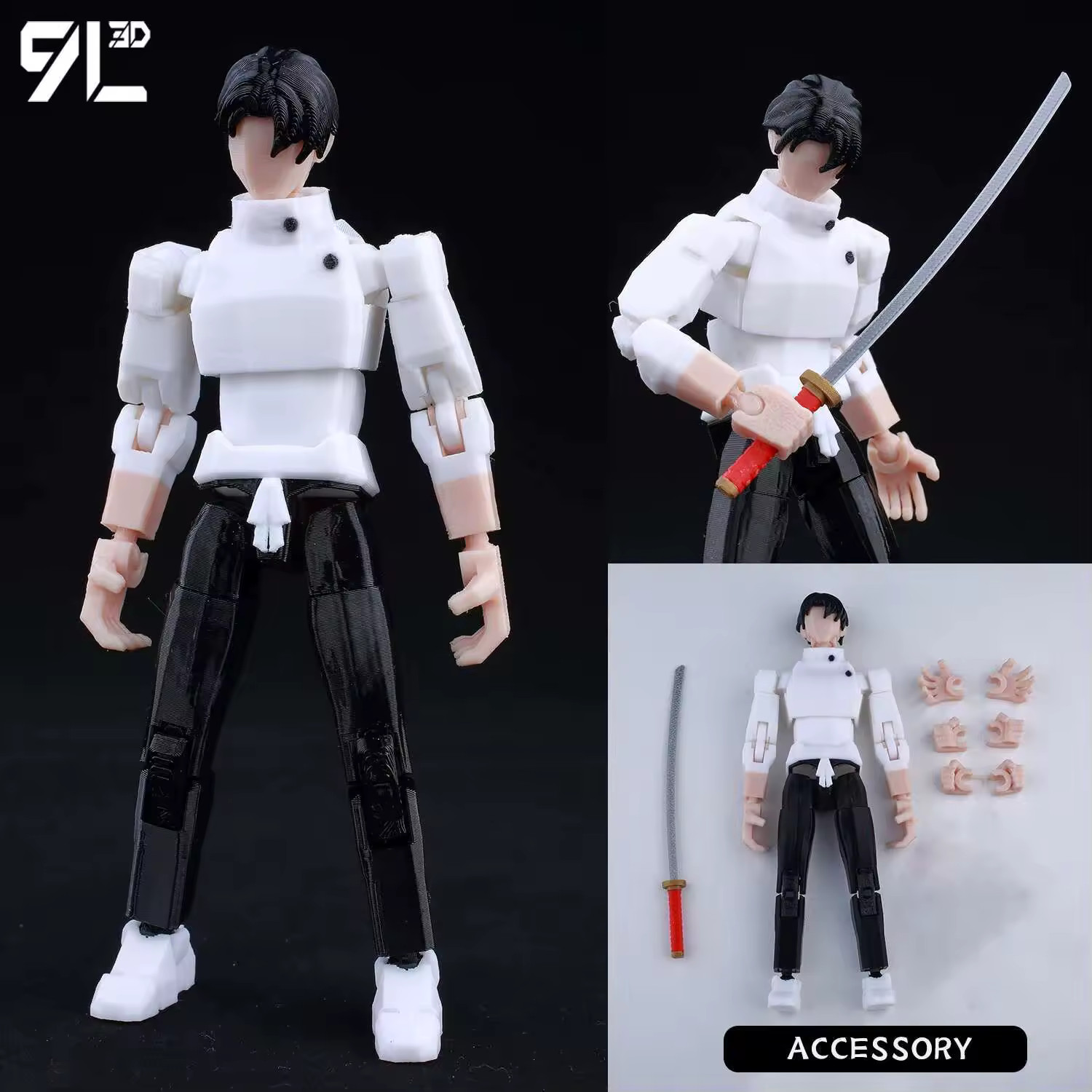 Yuuta Katana T13 Dummy13 Multi-Jointed Movable Action Figure Collectible Toys